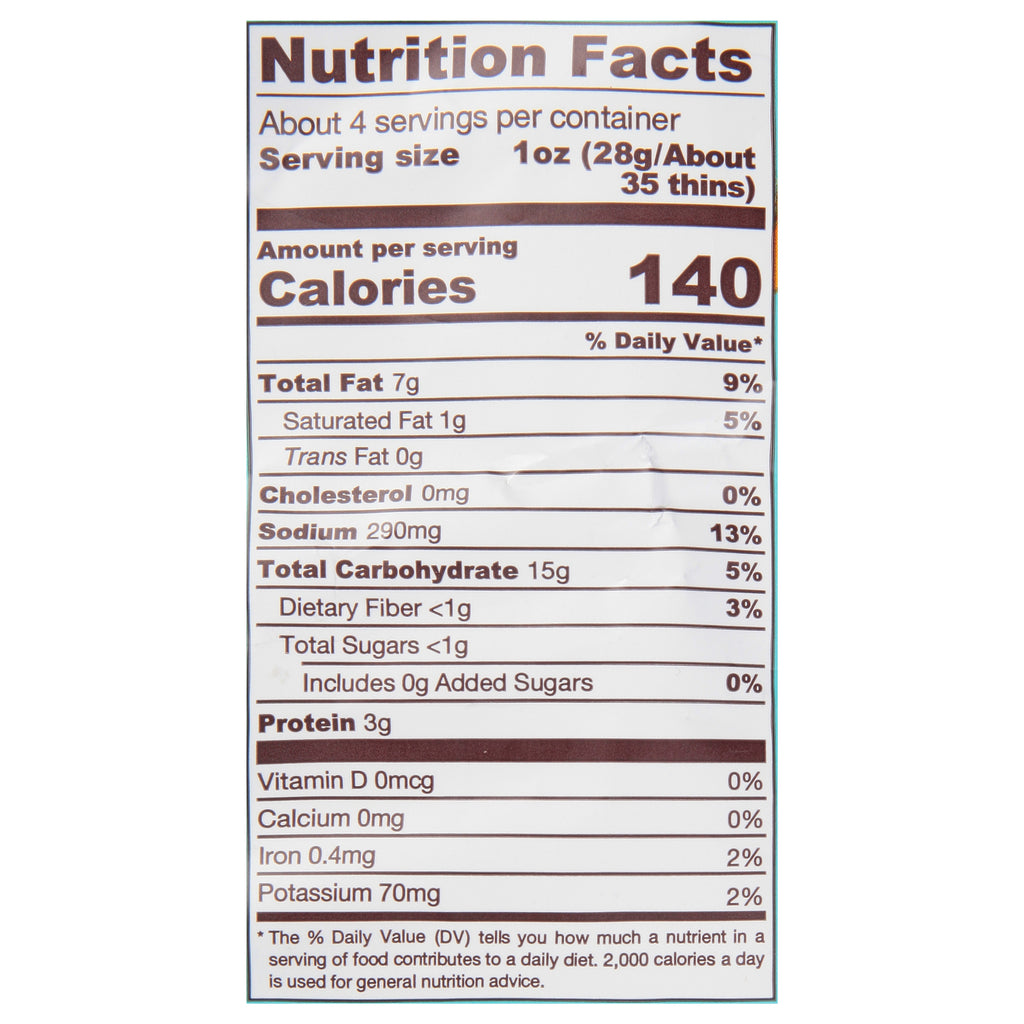 Biena Llc - Tasty Thins Sea Salt - Case of 12-4 OZ