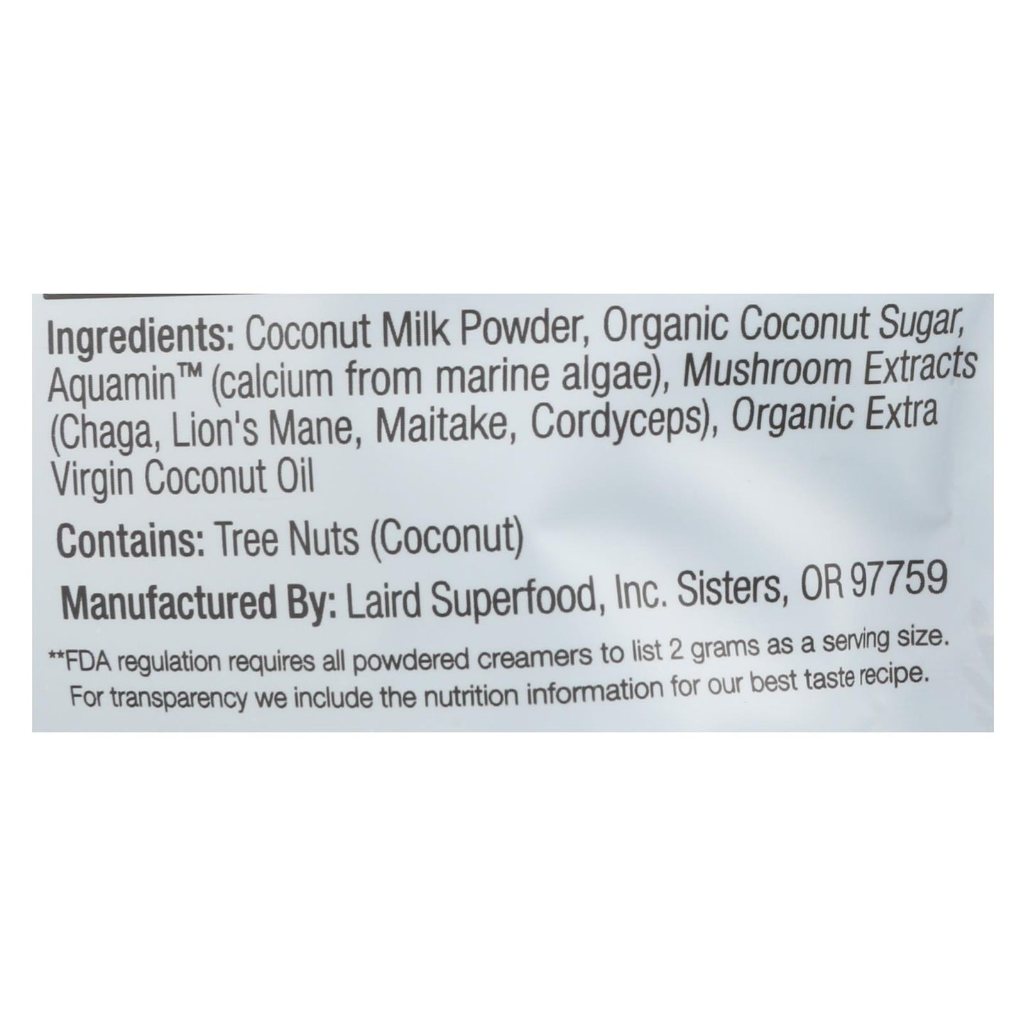 Laird Superfood - Crmr Original Sprfd Mshrms - Case of 6-8 OZ