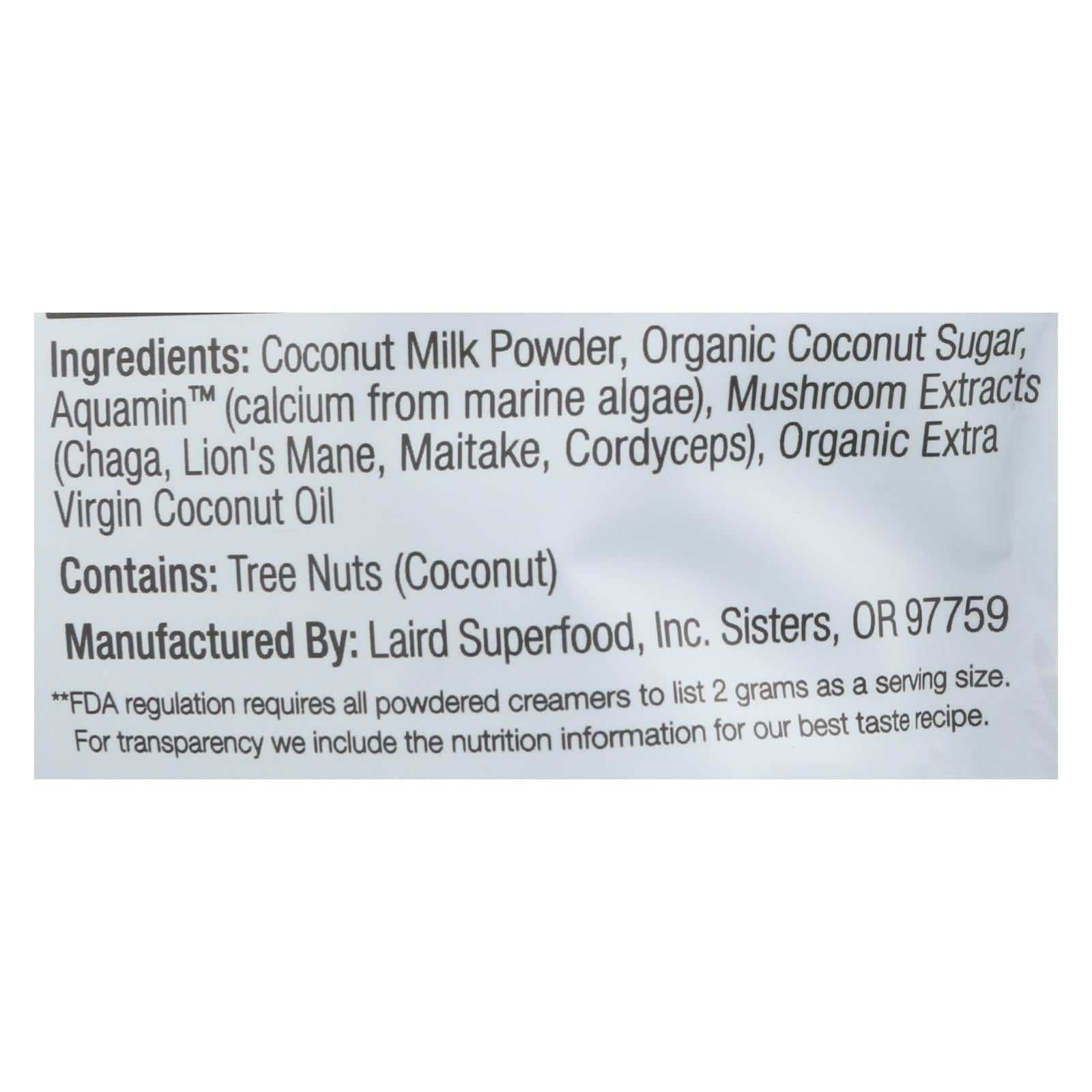 Laird Superfood - Crmr Original Sprfd Mshrms - Case of 6-8 OZ