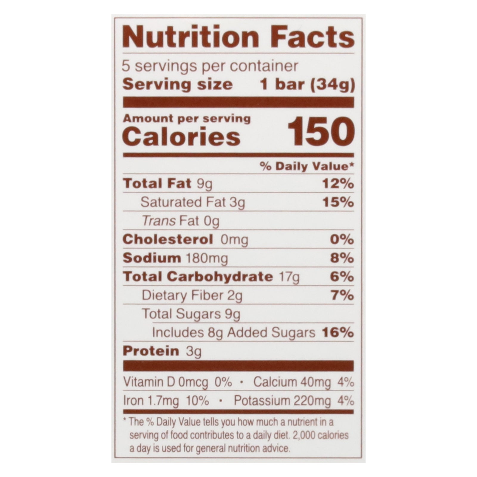 Simple Mills, Soft Baked Almond Flour Bars Chocolate Brownie, Case Of 6, 5 - 1.19 oz / 5.99 oz