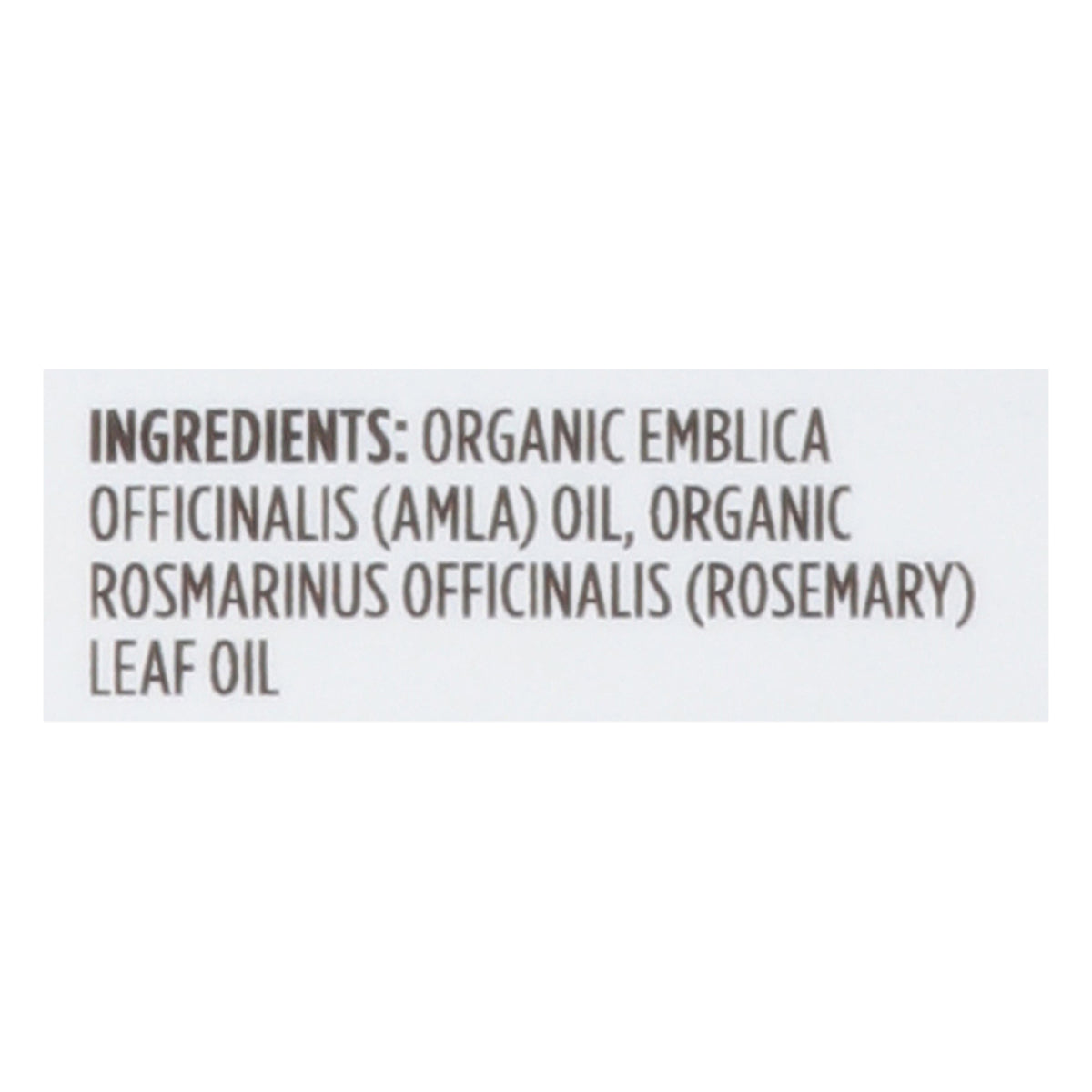 Sky Organics - Scalp Oil Og2 Amla Rsemry - EA of 1-2 FZ