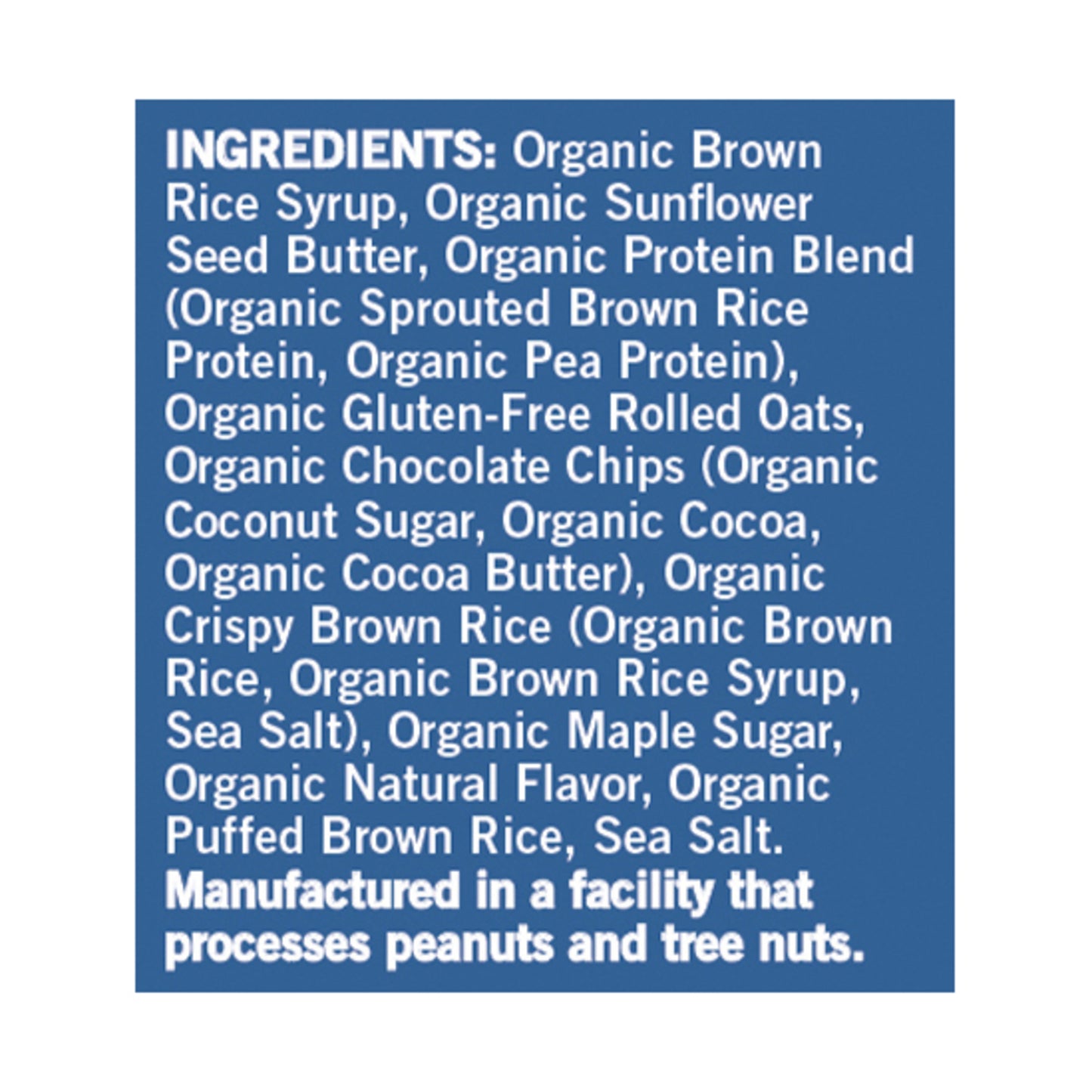 Gomacro - Bar Oatmeal Chocolate Chips - Case of 7-4/2.3 OZ