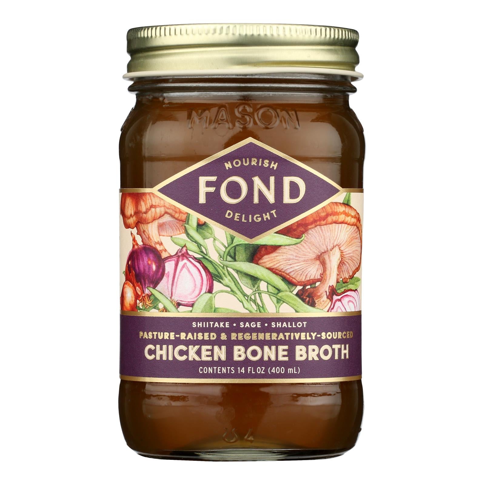 Fond Bone Broth - Bne Brth Yth Tnic Sht - Case of 4-14 FZ