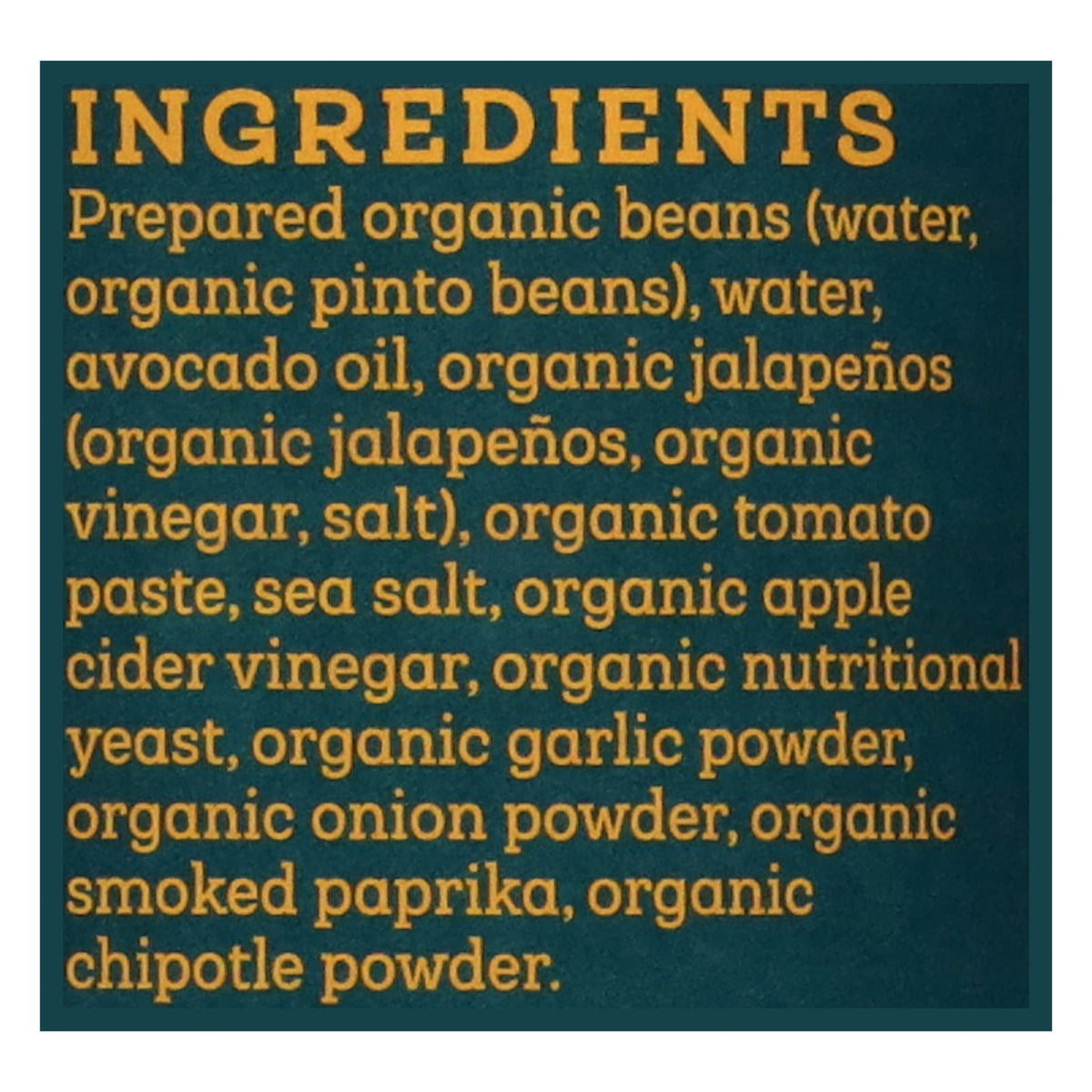 Siete - Beans Og3 Ref Ranchero - CS of 12-16 OZ