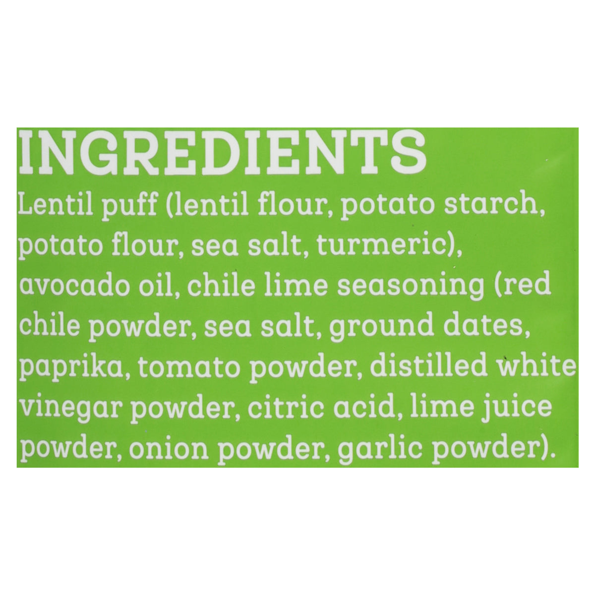 Siete - Puffs Chile Lime - CS of 6-4 OZ