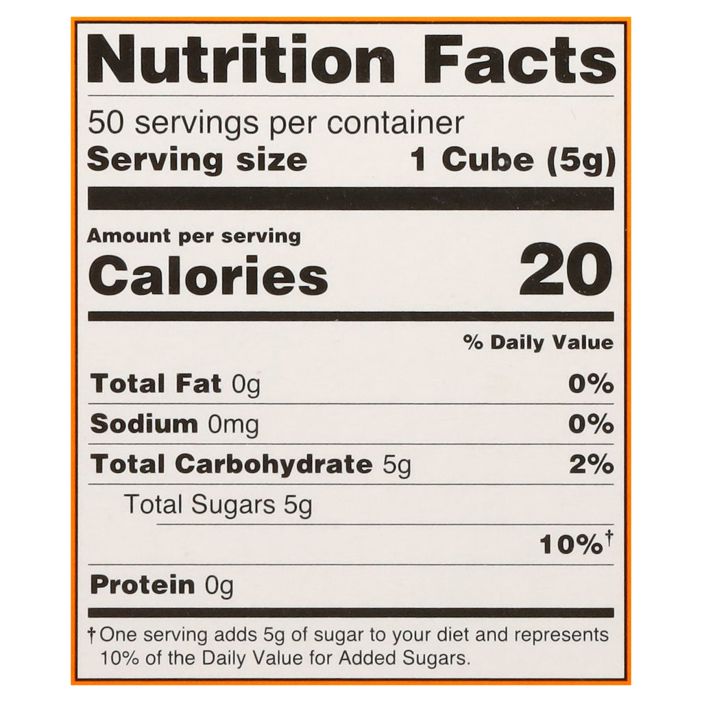 La Perruche - Sugar Cubes Brown - CS of 8-8.8 OZ