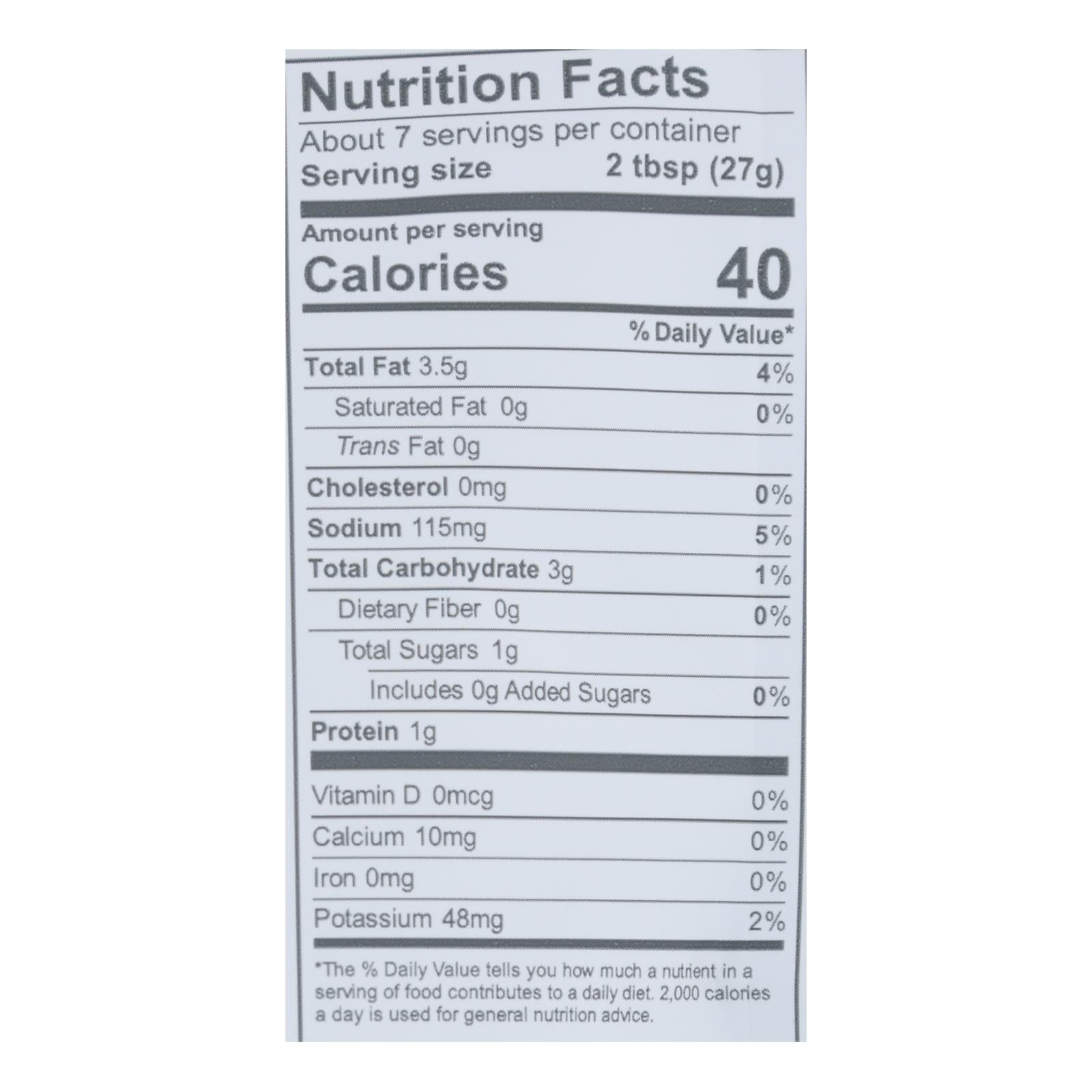 Kevin's Natural Foods - Sauce Cilantro Lime - Case of 12-7 OZ