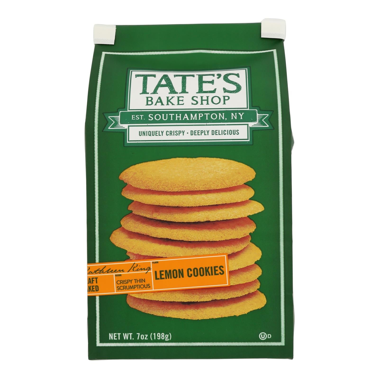 Tate's Bake Shop - Cookie Lemon - Case of 12-7 OZ