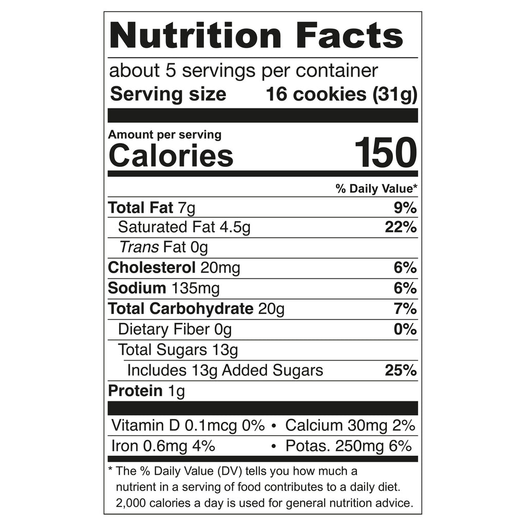 Tate's Bake Shop - Cookie Tiny Snickerdoodle - CS of 6-5.5 OZ
