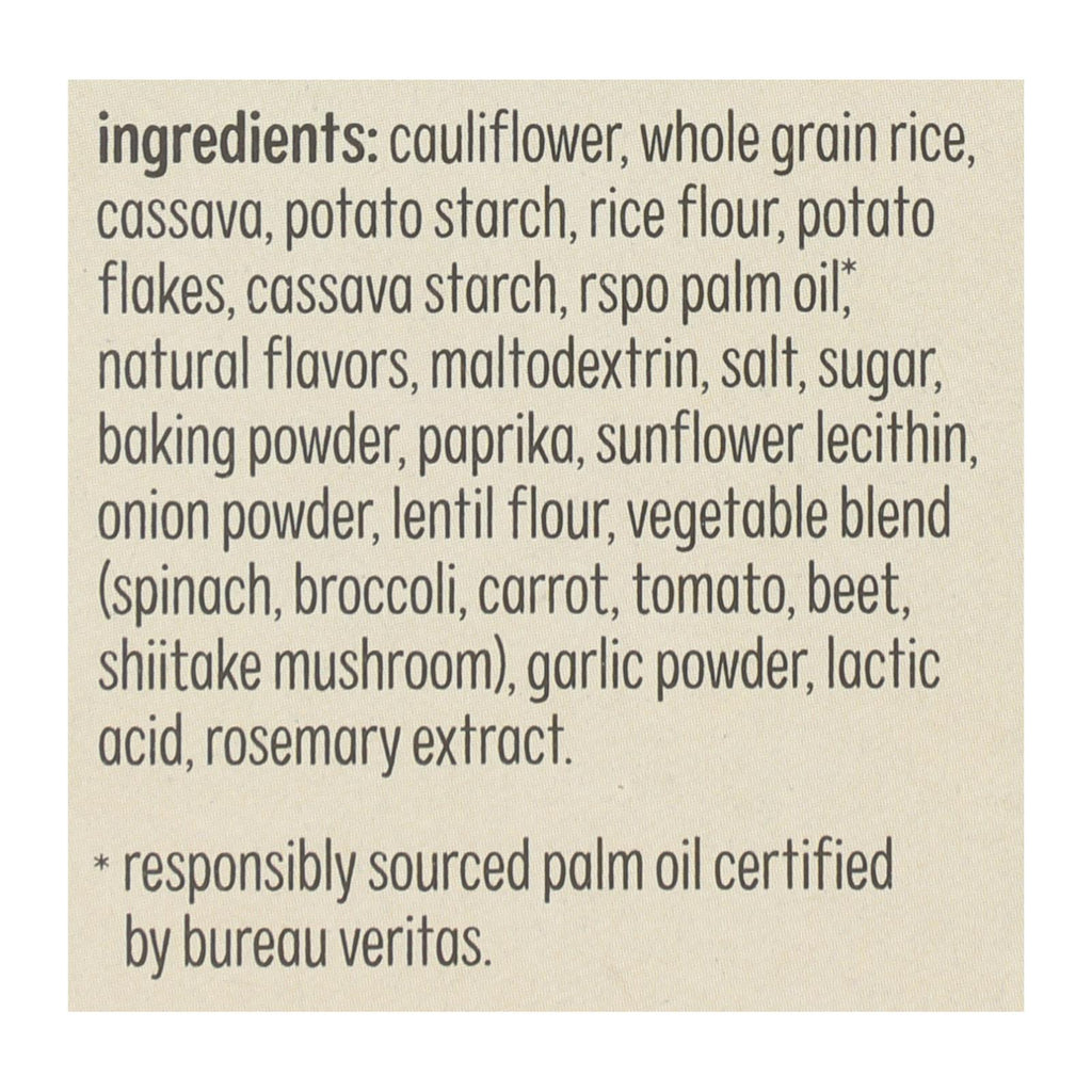 From The Ground Up - Cauliflower Crackers - Cheddar - Case of 6 - 4 oz.