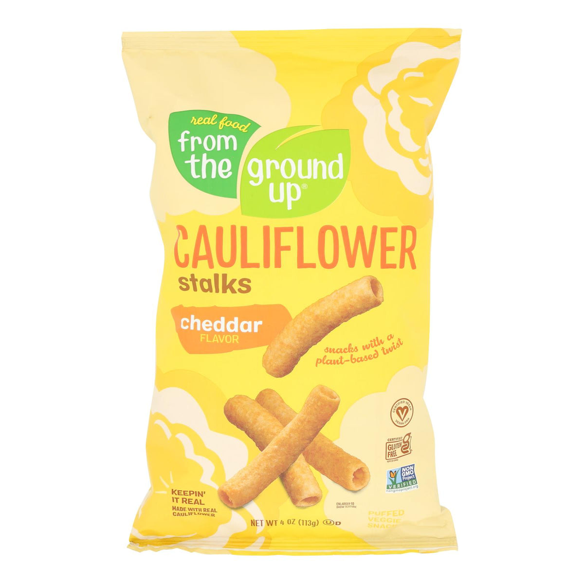 From The Ground Up - Stalk Chddar Cauliflower - Case of 12 - 4 OZ