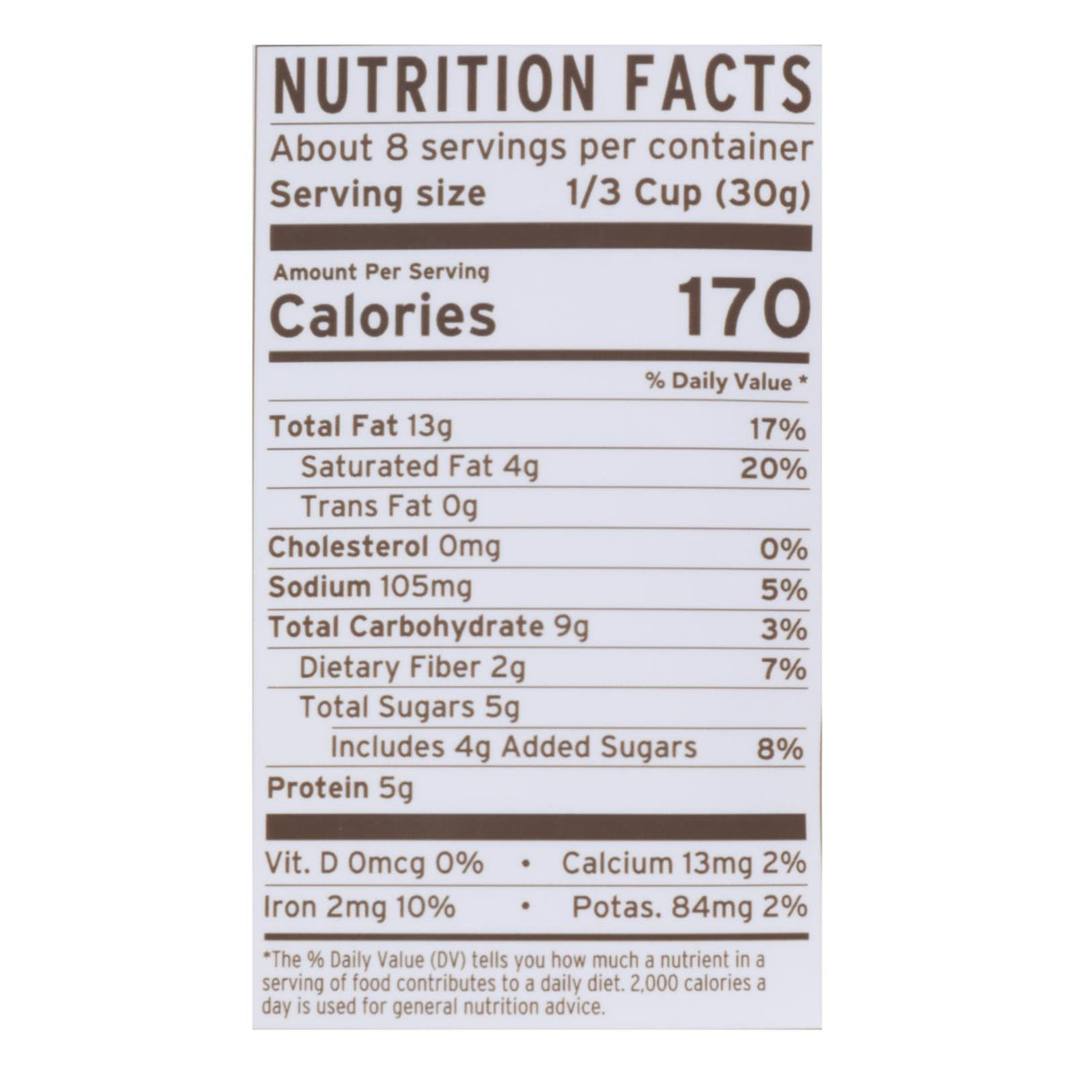 Purely Elizabeth - Gran Gluten Free Cinnamon Peanut Butter - Case of 6 - 8 OZ