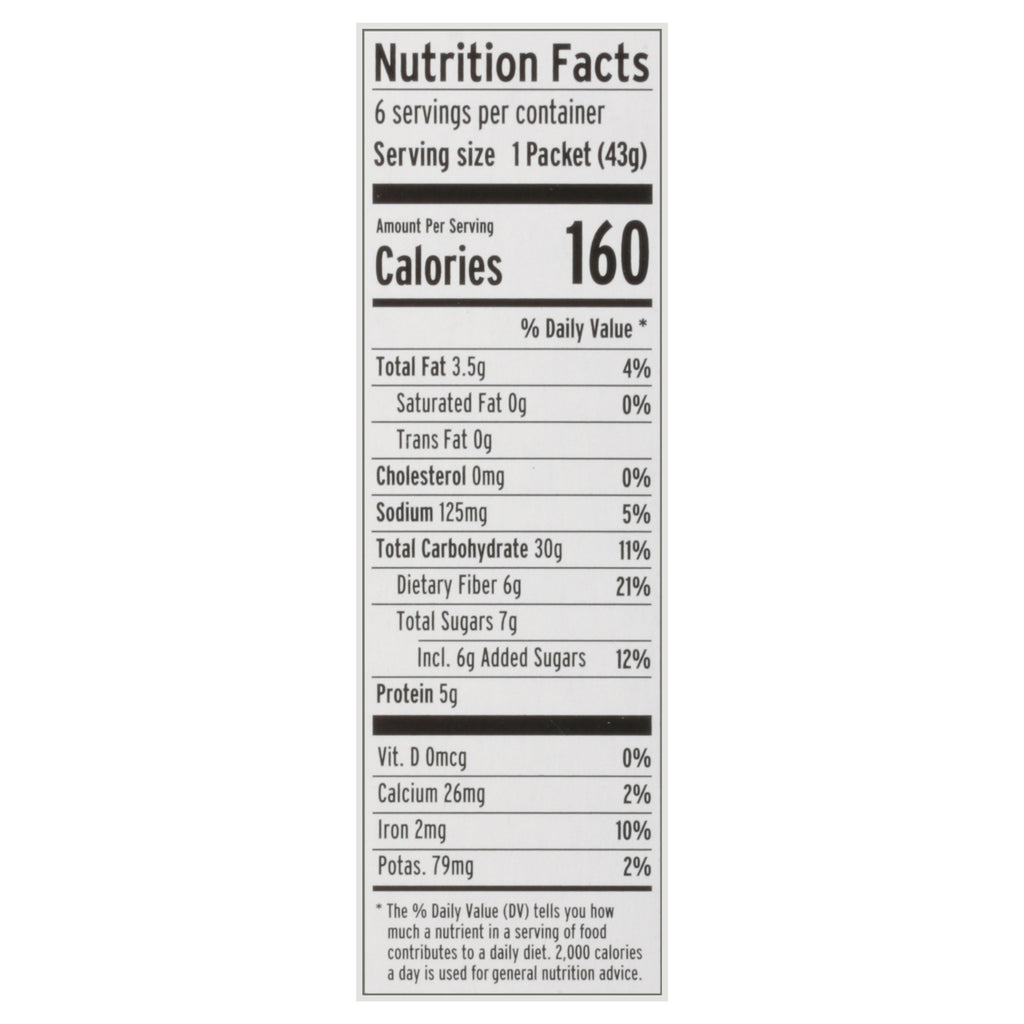 Purely Elizabeth - Sugar Free Oatmeal Classic Cinnamon - Case of 6-9.12 OZ
