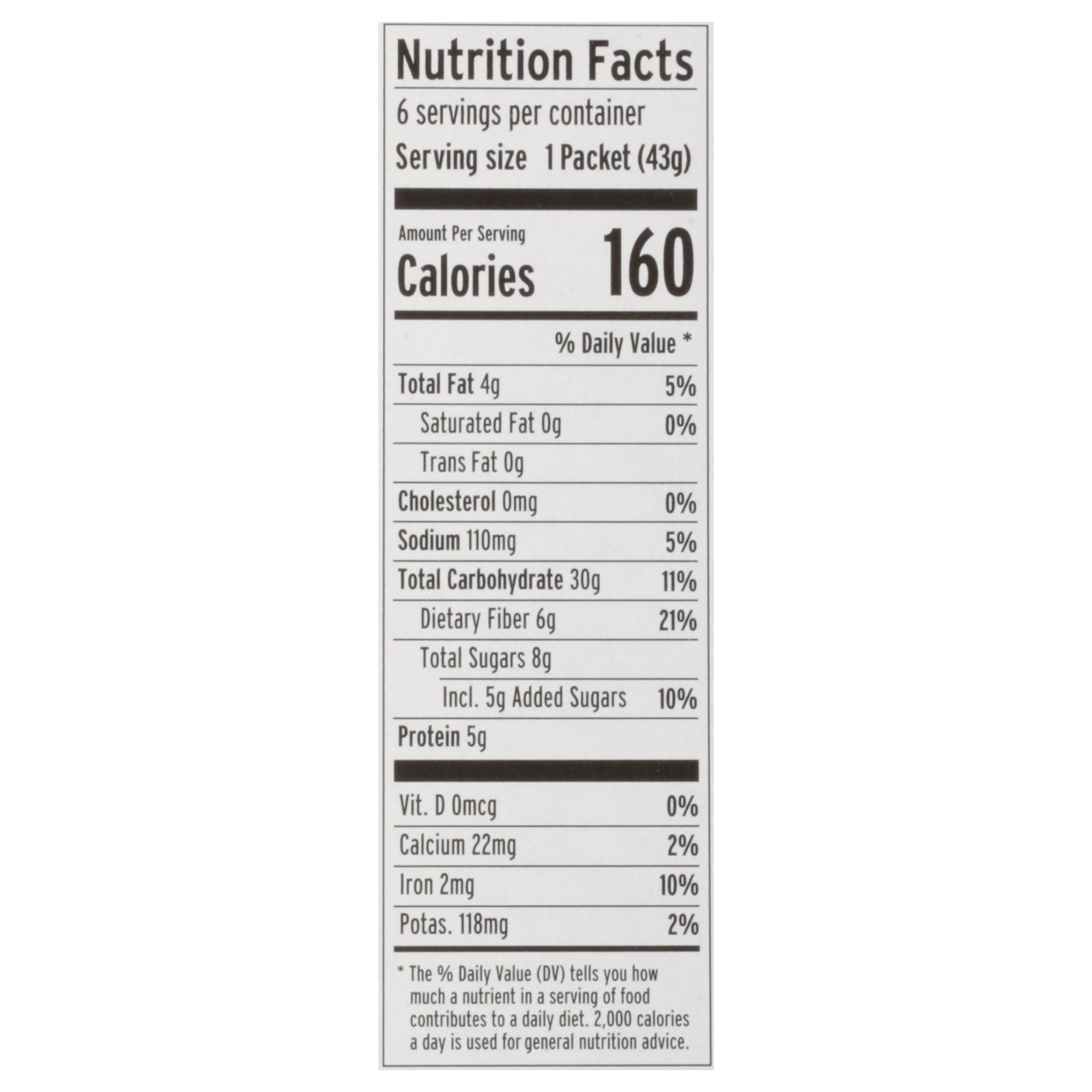 Purely Elizabeth - Sugar Free Oatmeal Banana Nut - Case of 6-9.12 OZ