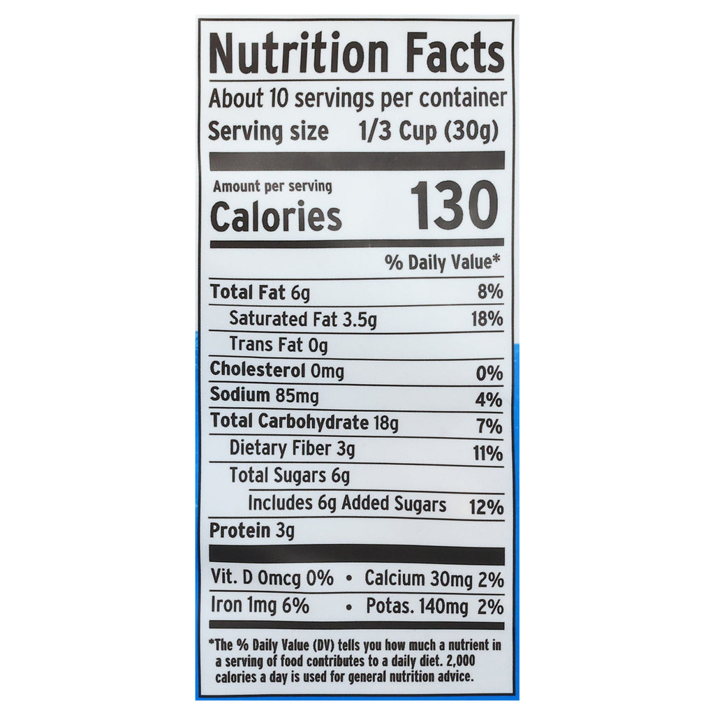 Purely Elizabeth - Cookie Granola Choc Chip - CS of 6-11 OZ