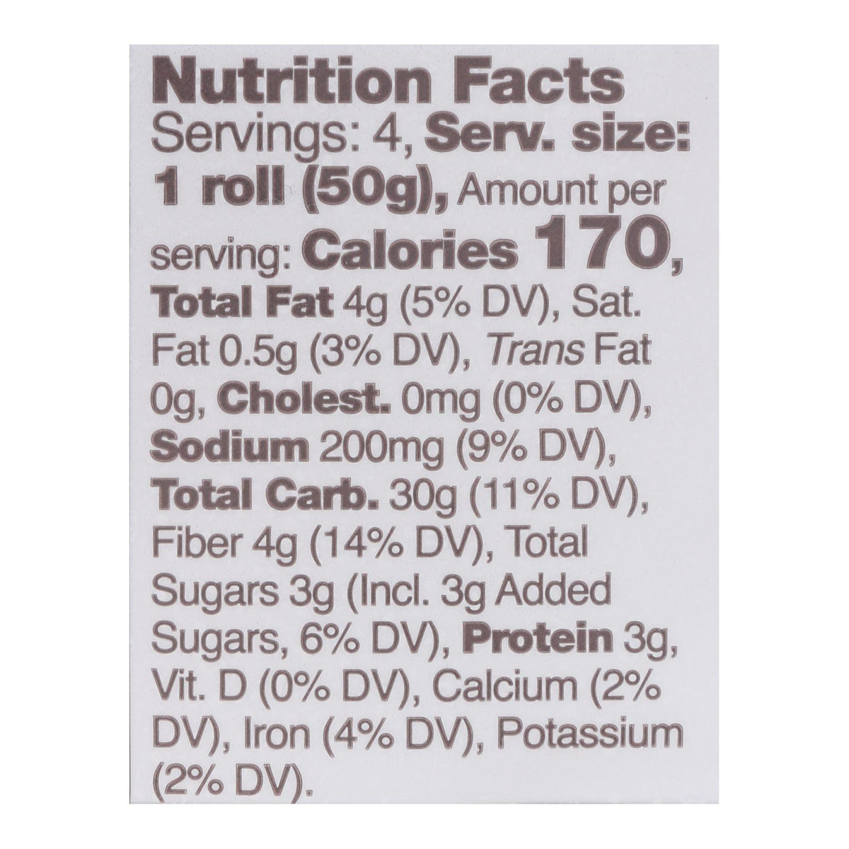 Schar - Ciabatta Multigrain - Case of 5-7.0 OZ