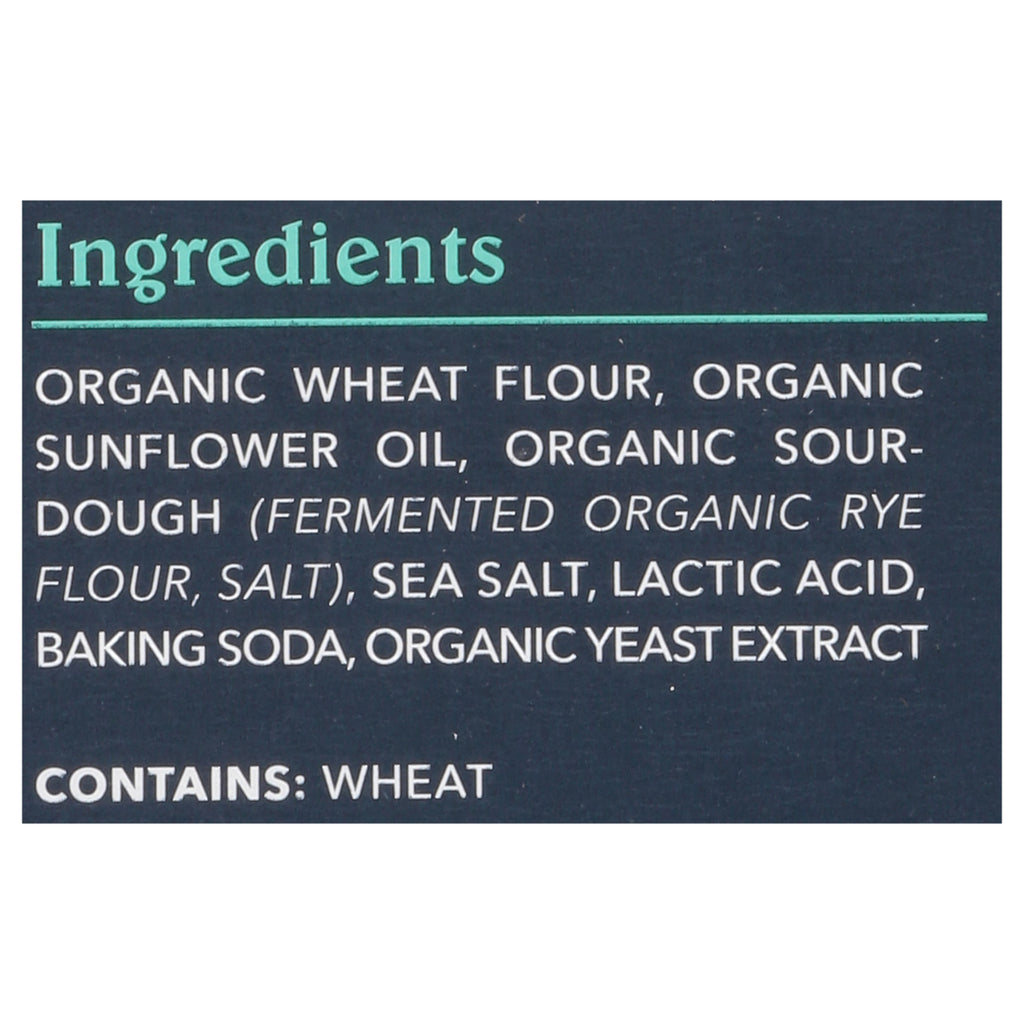 Patagonia Provisions, Sourdough Sea Salt Crackers, Case Of 6, 4.4 oz