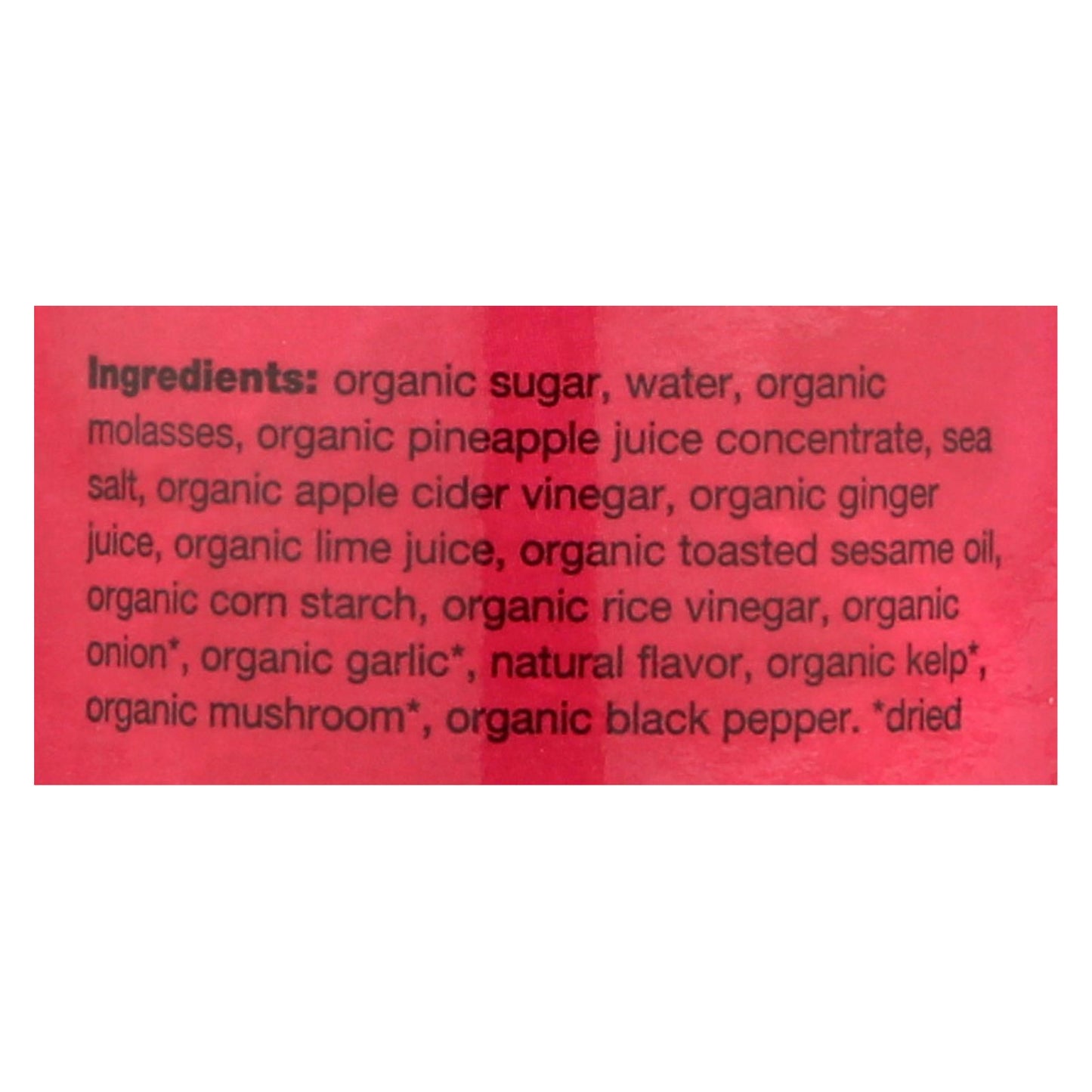 Ocean's Halo Teriyaki Soy-Free Sauce - Case of 6 - 12 FZ