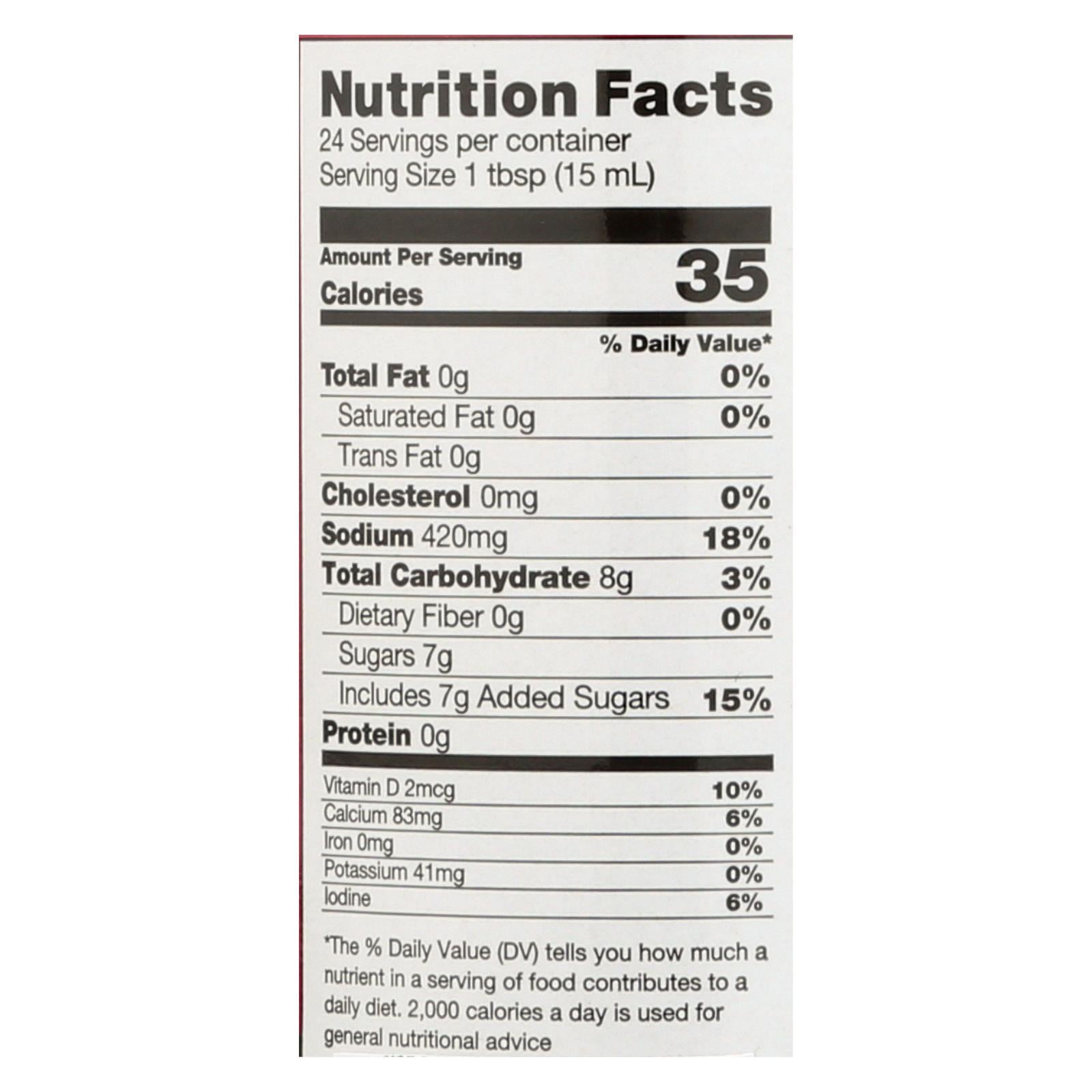 Ocean's Halo Teriyaki Soy-Free Sauce - Case of 6 - 12 FZ