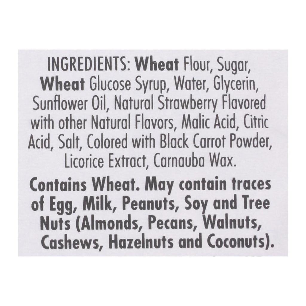 Darrell Soft Eating Liquorice - Strawberry - Case of 8 - 7 oz.