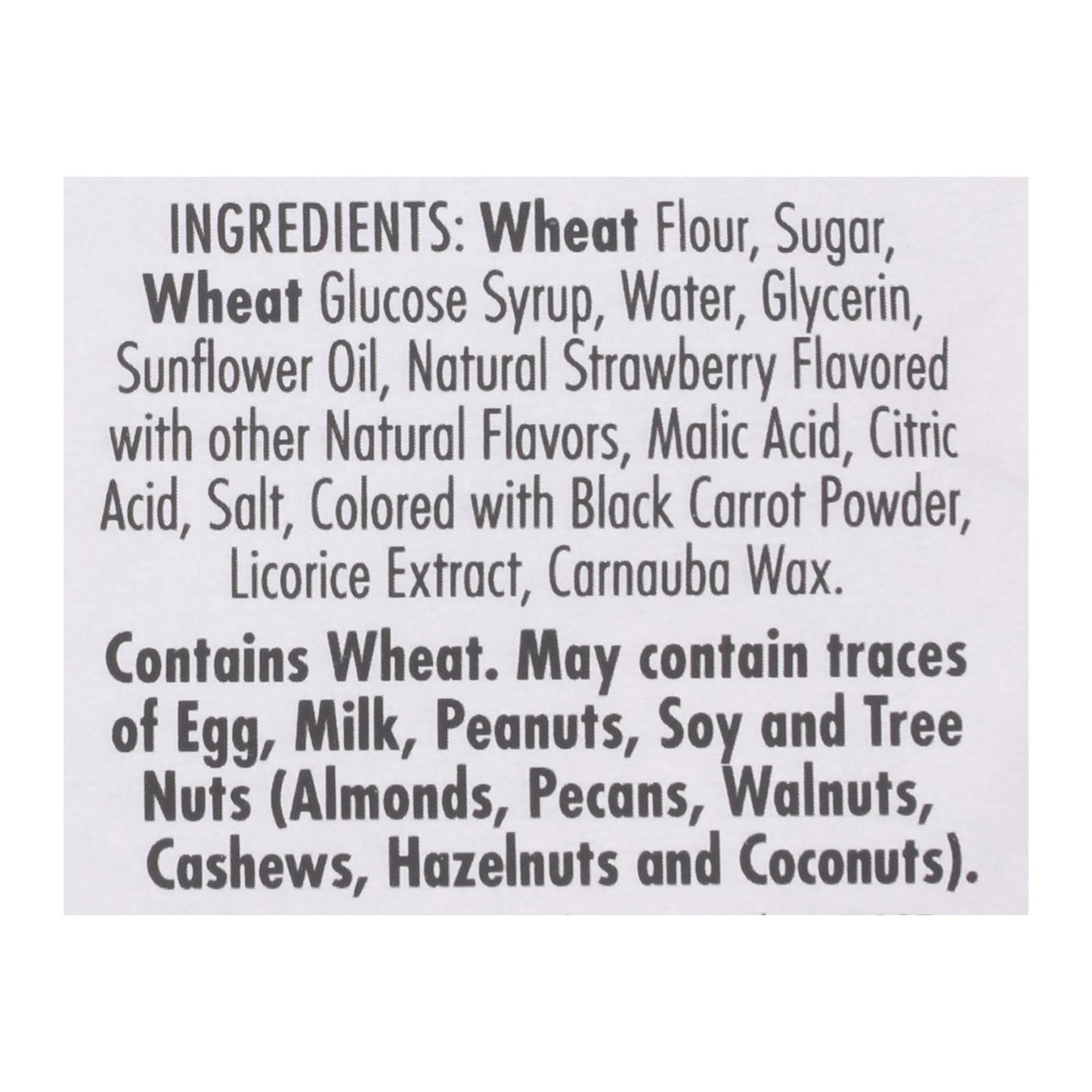 Darrell Soft Eating Liquorice - Strawberry - Case of 8 - 7 oz.