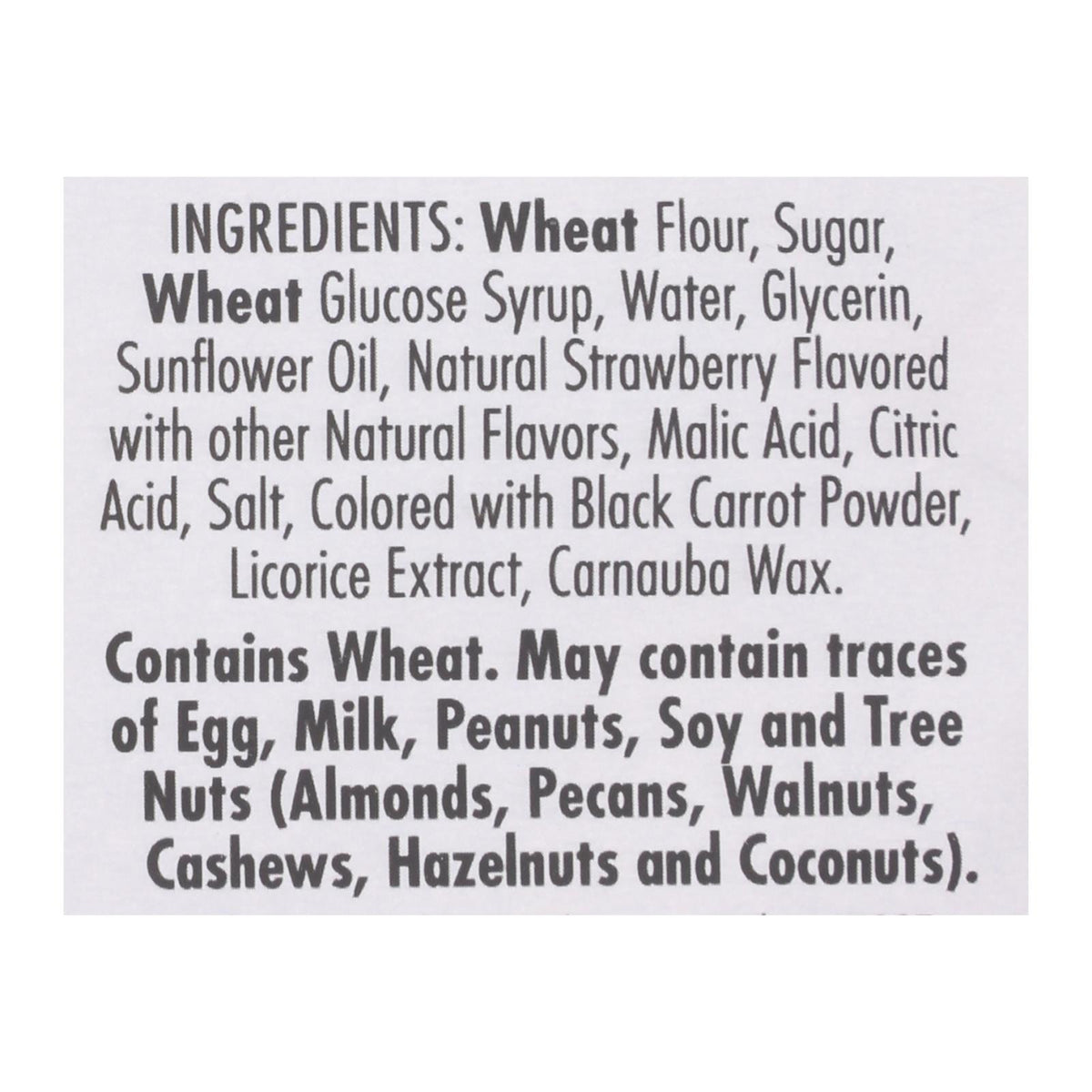 Darrell Soft Eating Liquorice - Strawberry - Case of 8 - 7 oz.