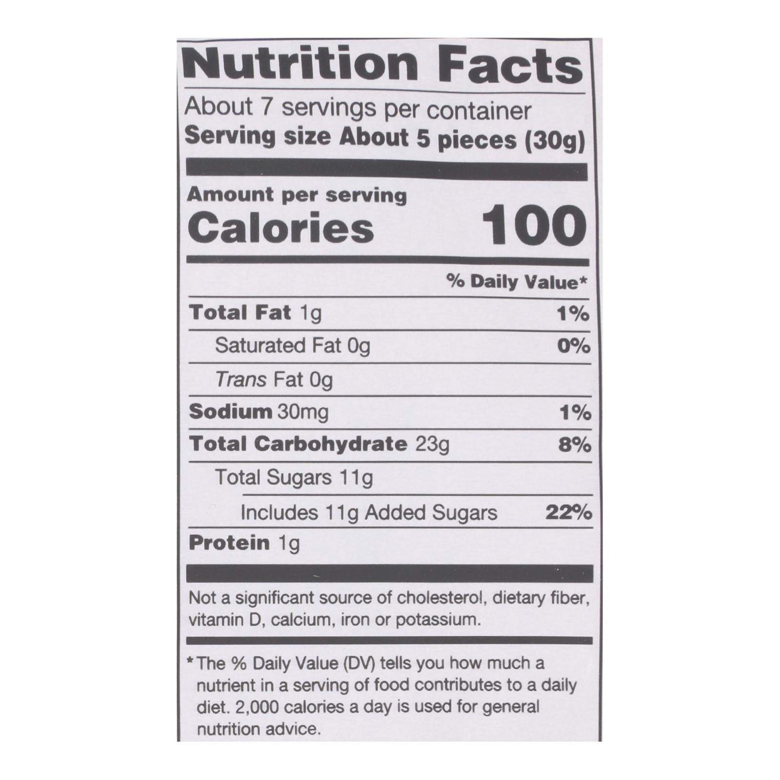 Darrell Soft Eating Liquorice - Strawberry - Case of 8 - 7 oz.