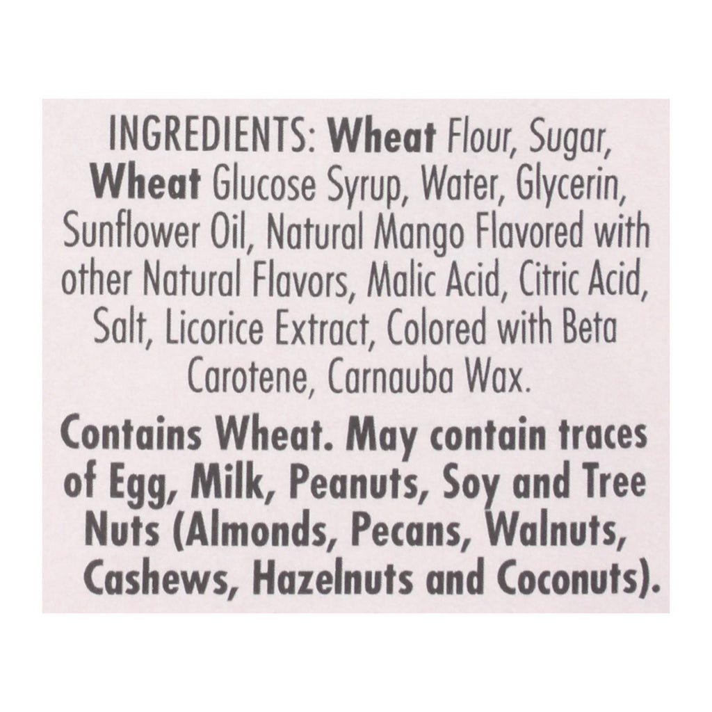 Darrell Soft Eating Liquorice - Mango - Case of 8 - 7 oz.