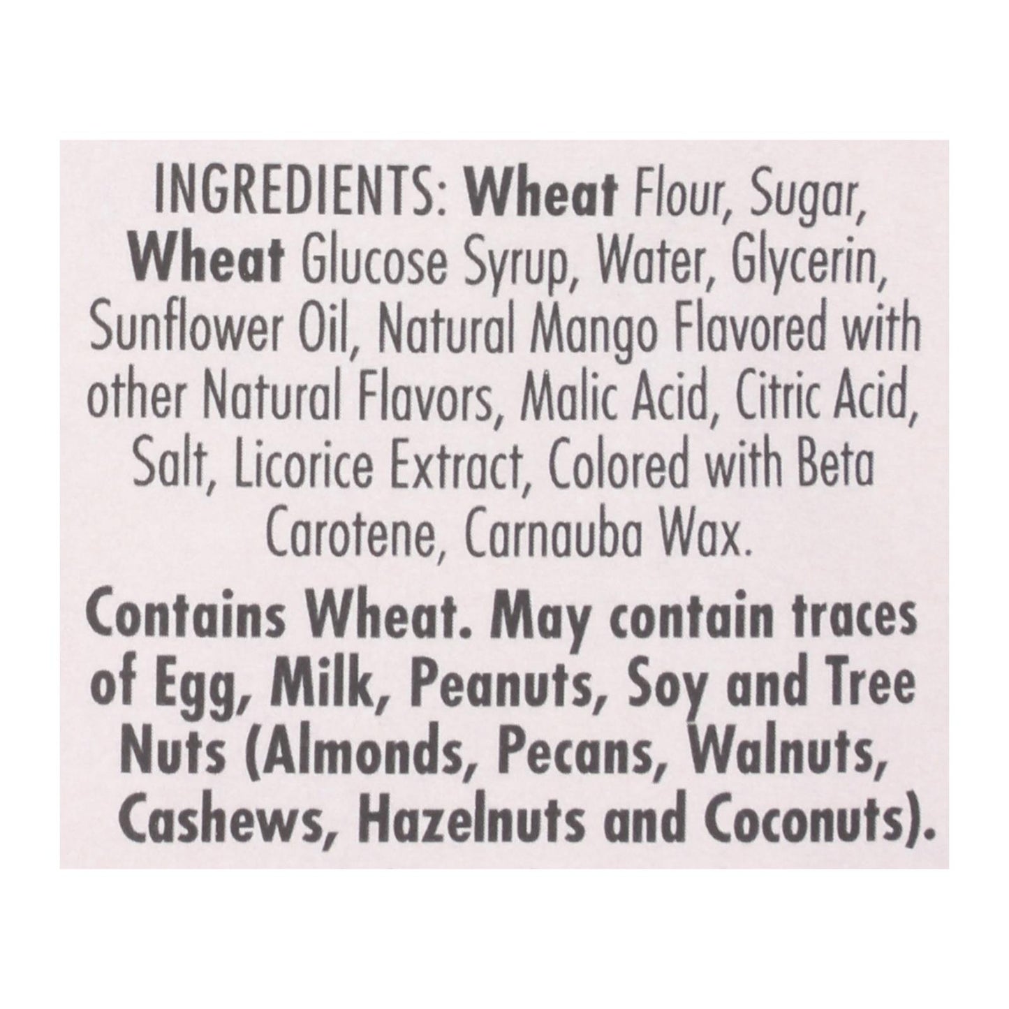 Darrell Soft Eating Liquorice - Mango - Case of 8 - 7 oz.