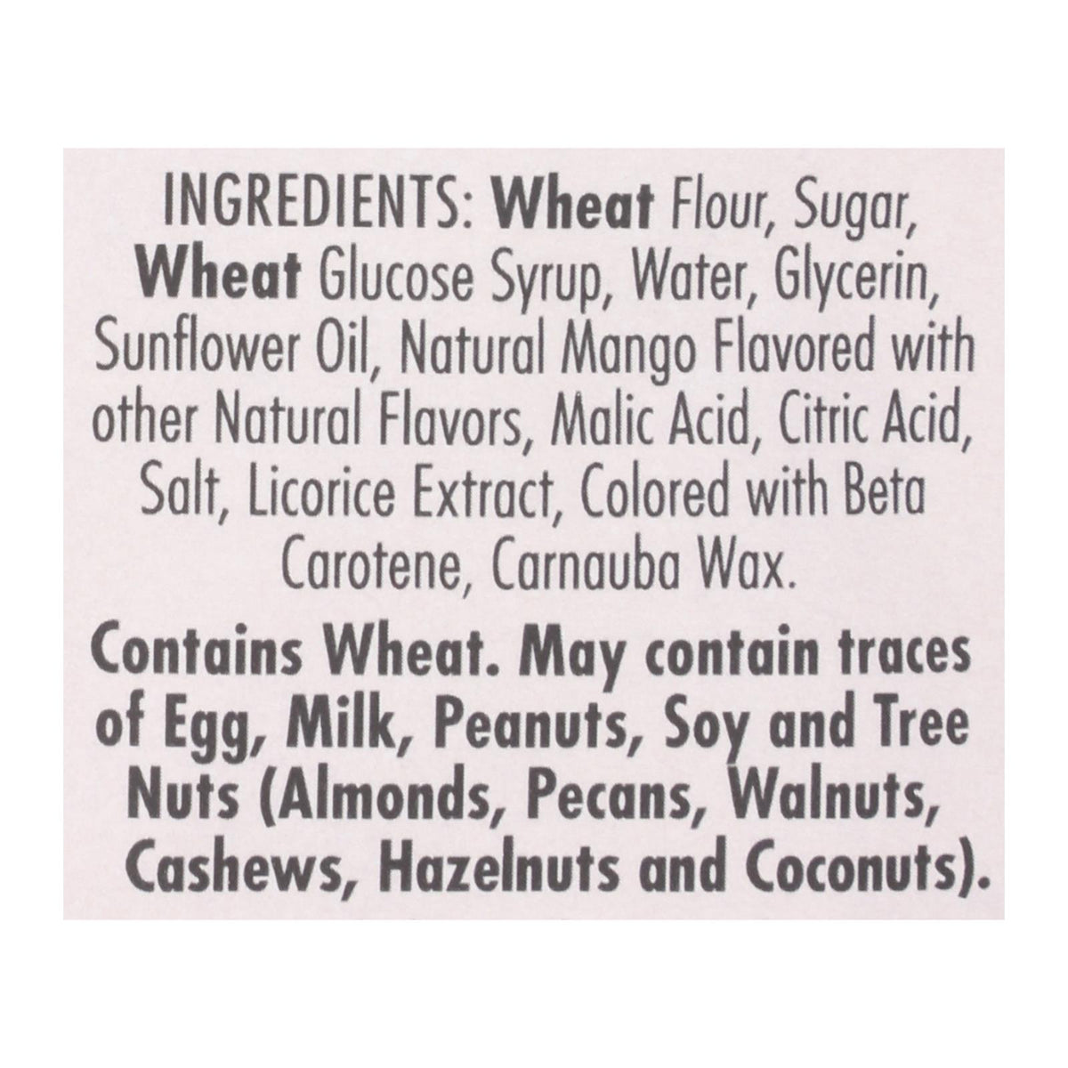 Darrell Soft Eating Liquorice - Mango - Case of 8 - 7 oz.