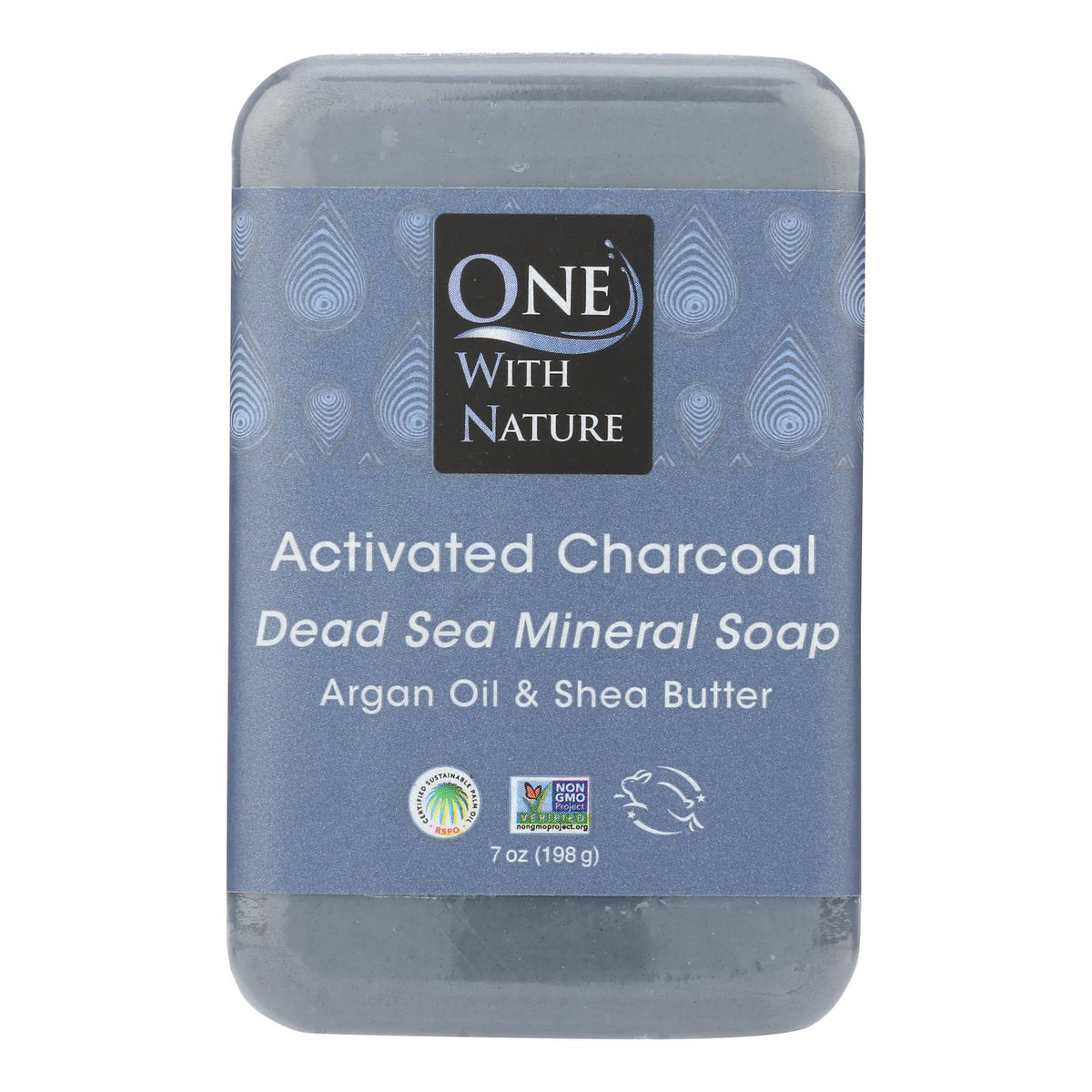One With Nature - Bar Soap Actvtd Charcoal - 1 Each 1-7 OZ