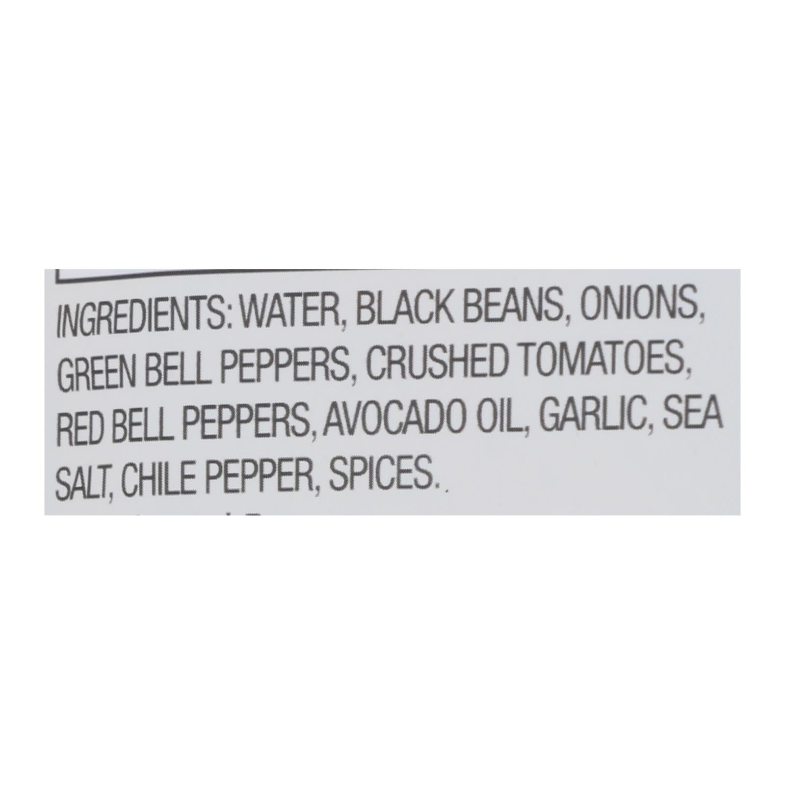 A Dozen Cousins - Black Beans Refried - Case of 6-10 OZ