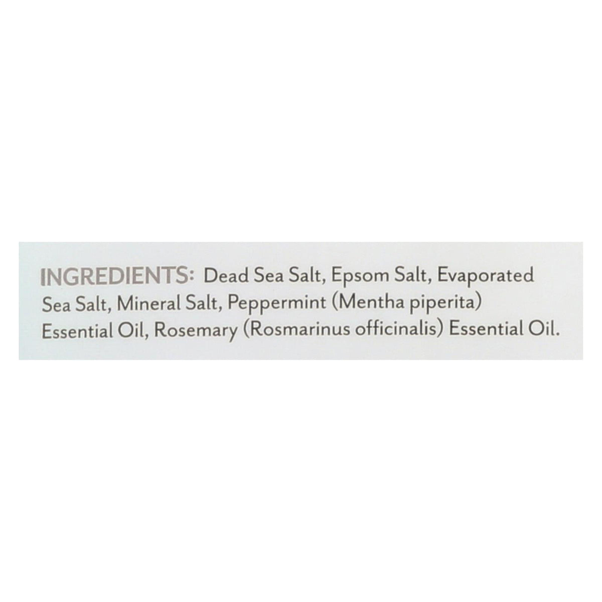Soothing Touch Bath Salts - Peppermint Rosemary - 32 oz