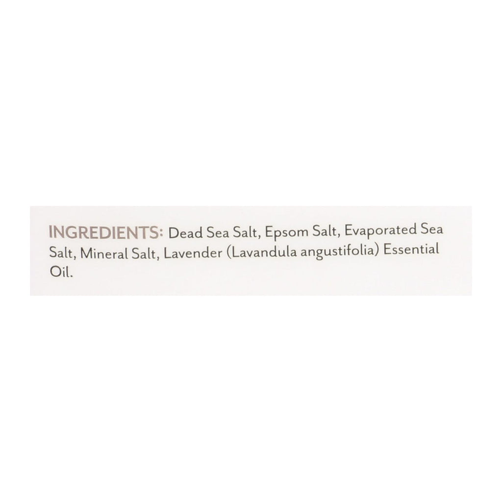 Soothing Touch Bath Salts - Lavender - Case of 6 - 8 oz
