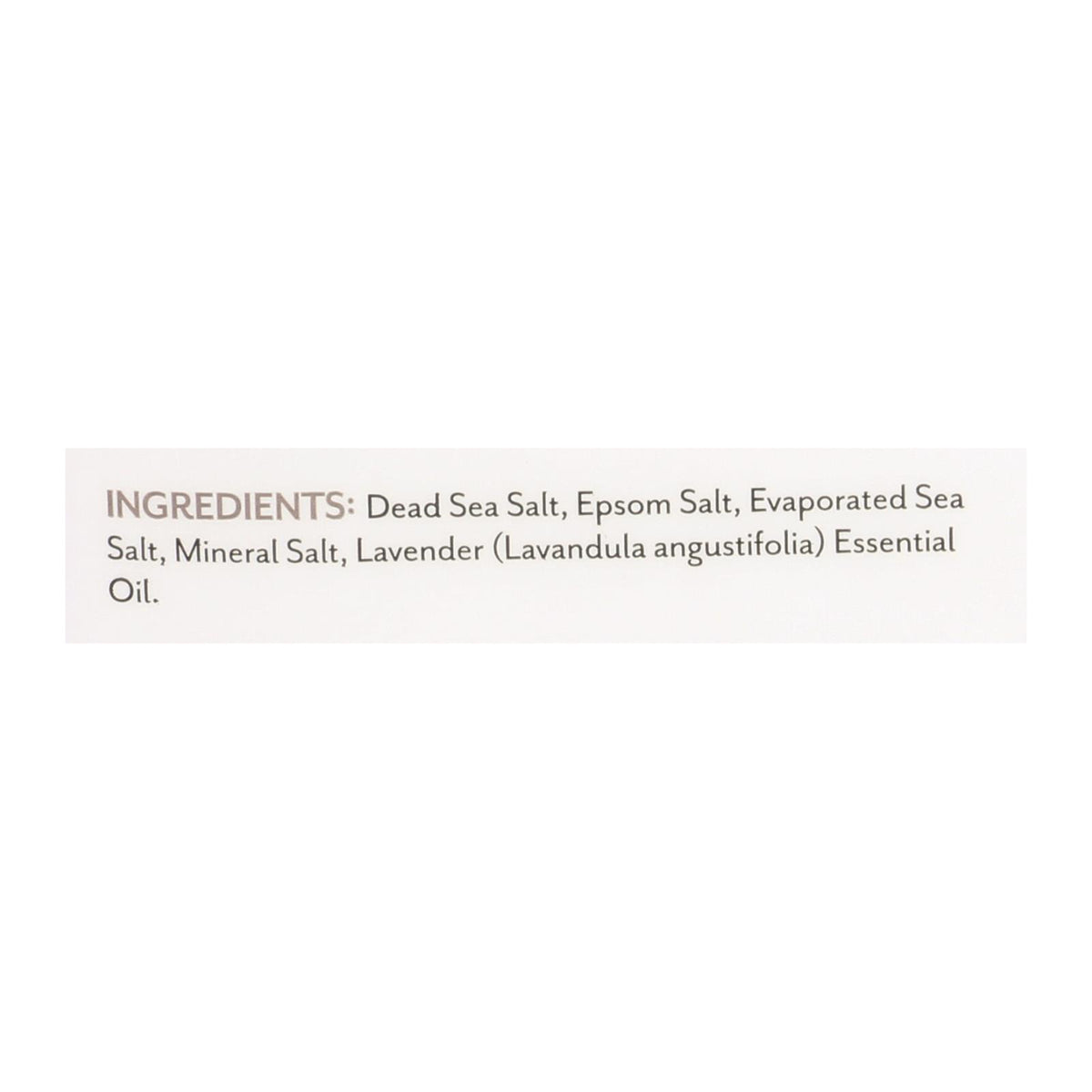 Soothing Touch Bath Salts - Lavender - Case of 6 - 8 oz