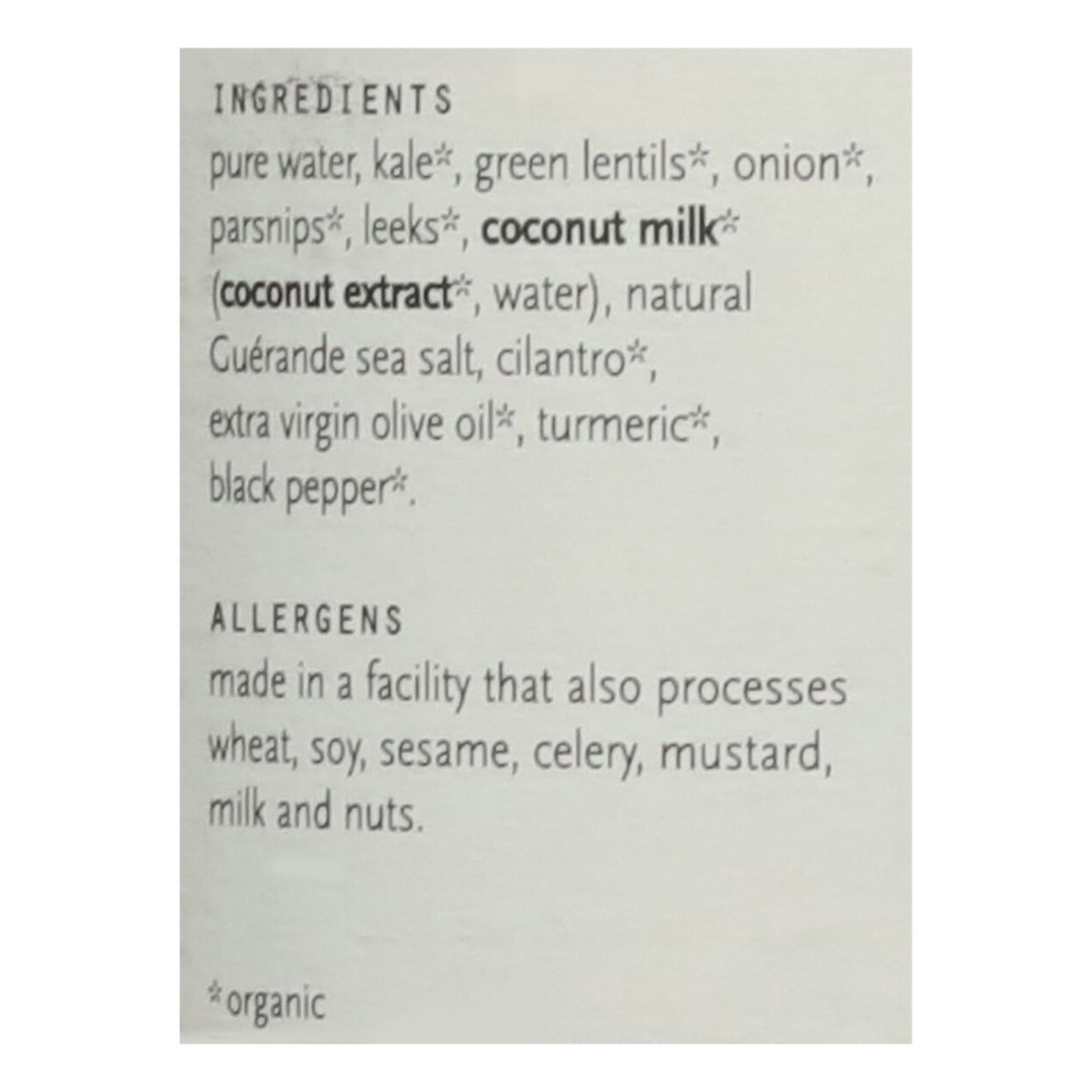 Karine & Jeff - Soup Lentil And Kale - Case of 6-24 OZ