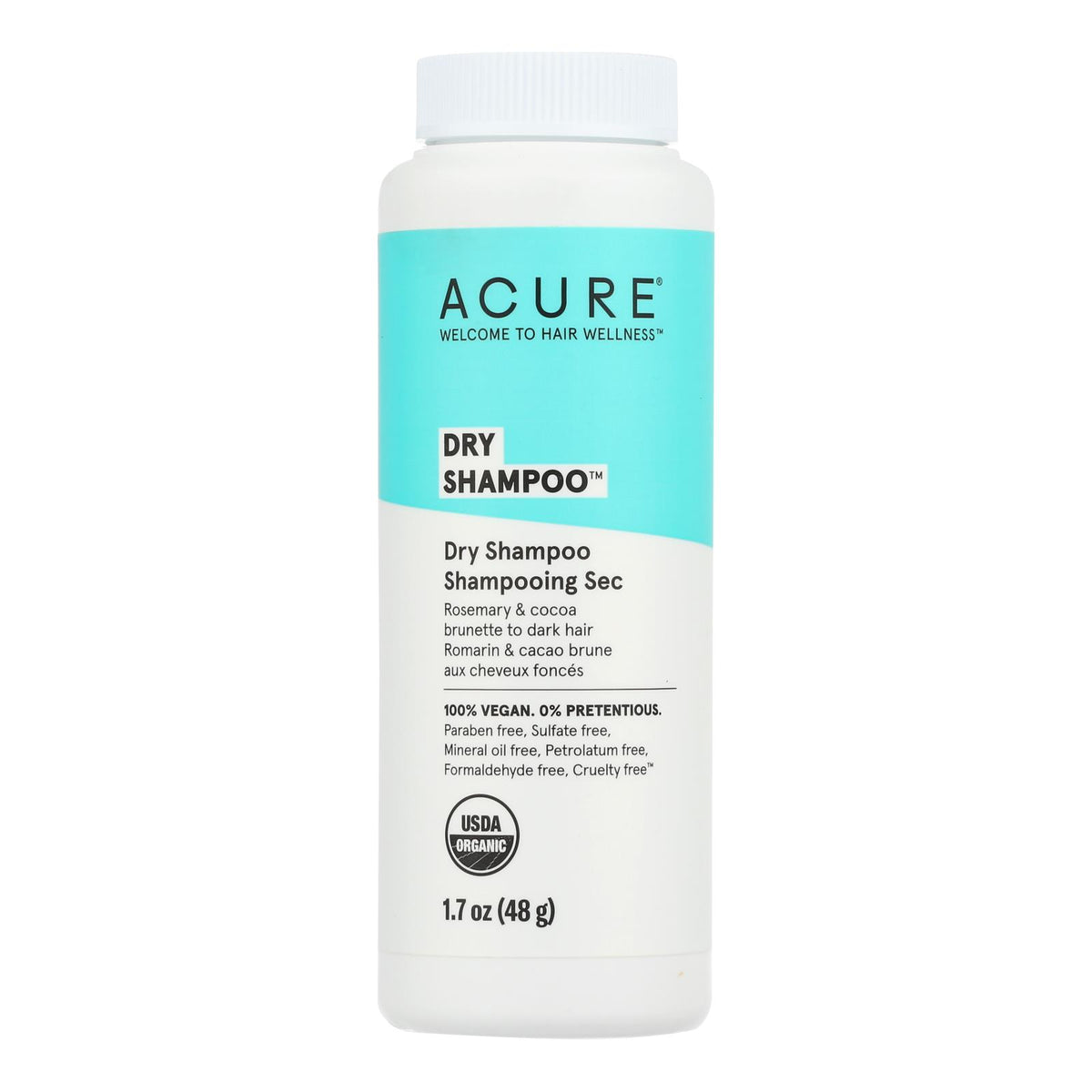 Acure - Shampoo - Organic - Dry - Brnt - Dark - 1.7 oz