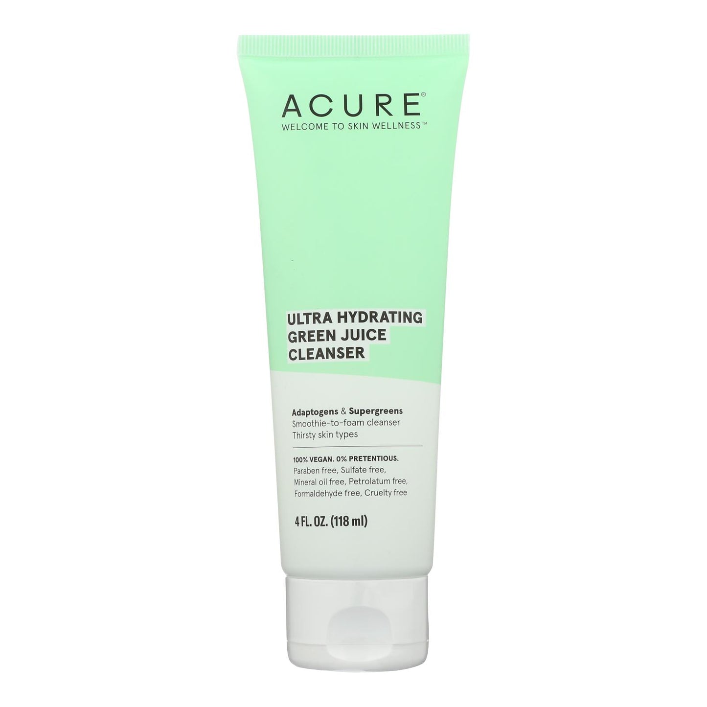 Acure - Cleanser Ultra Hydrt Green Juice - 1 Each-4 FZ