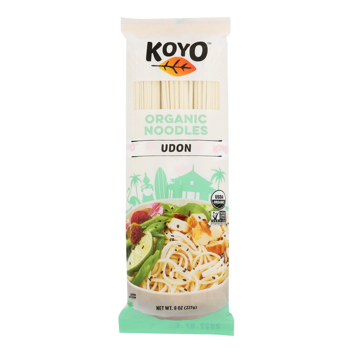 Koyo Organic Udon Noodles - Case of 12 - 8 OZ