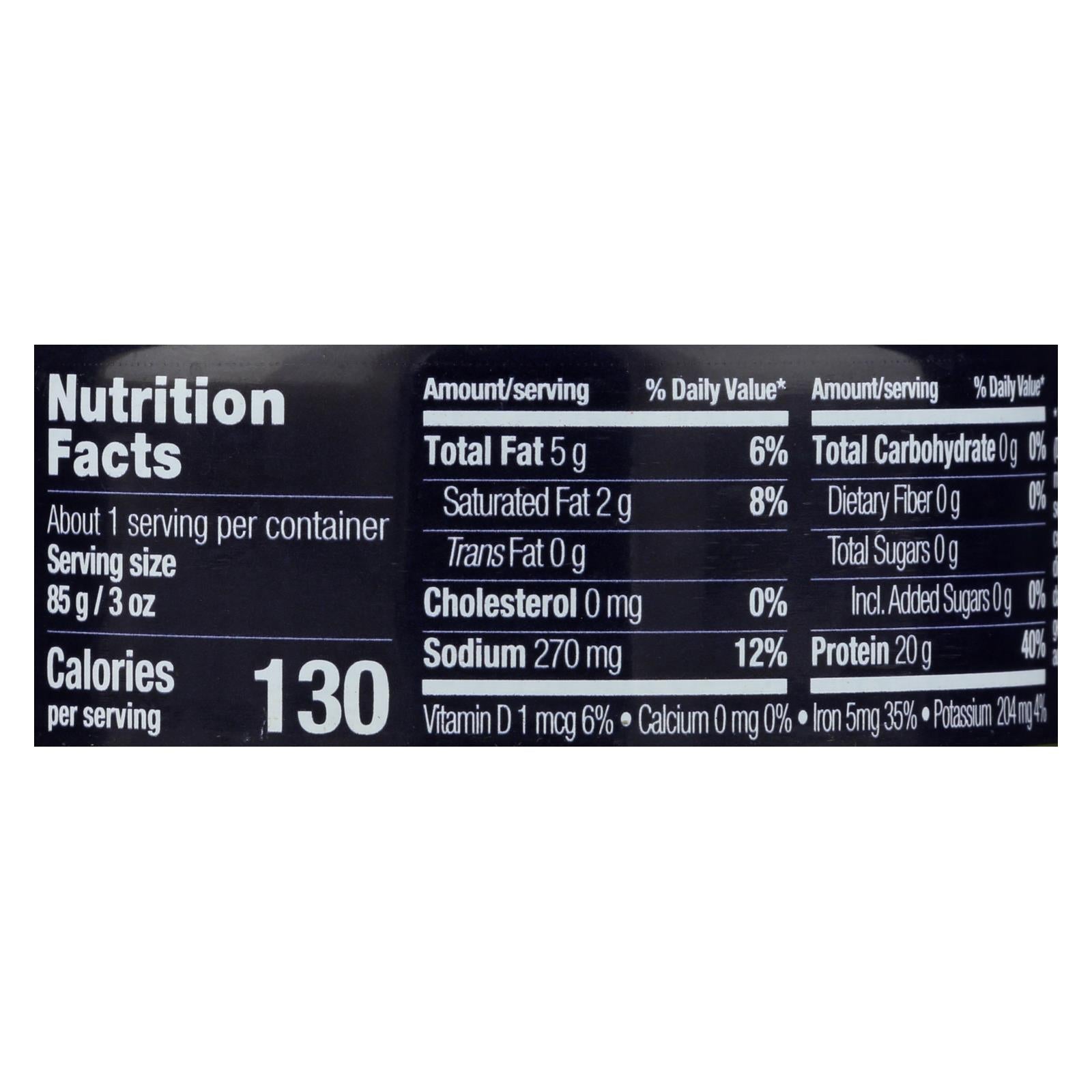 Tonnino Tuna Light - Olive Oil - Case of 12 - 4.9 oz.