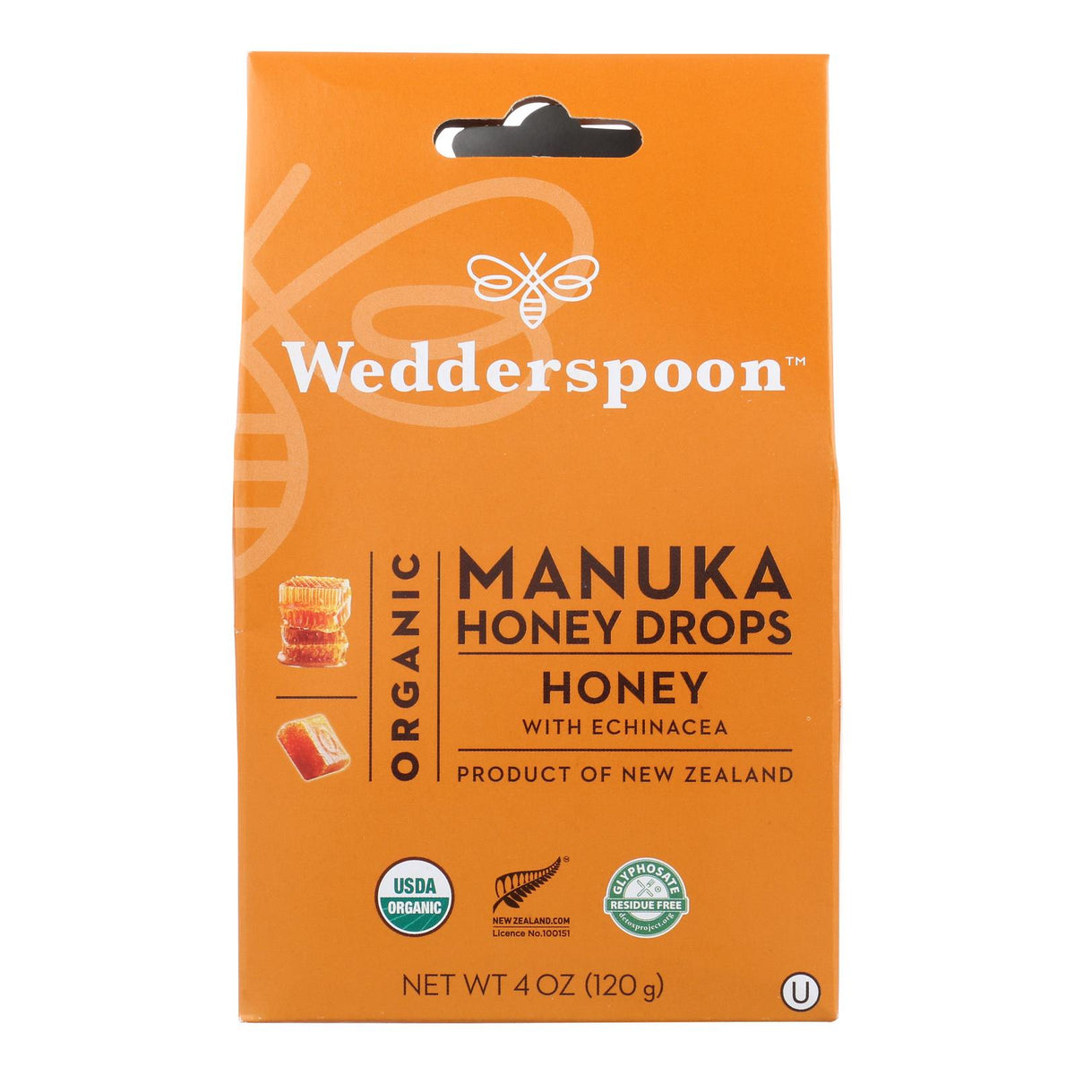 Wedderspoon - Hny Drp Og2 Mnka Honey - EA of 1-4 OZ