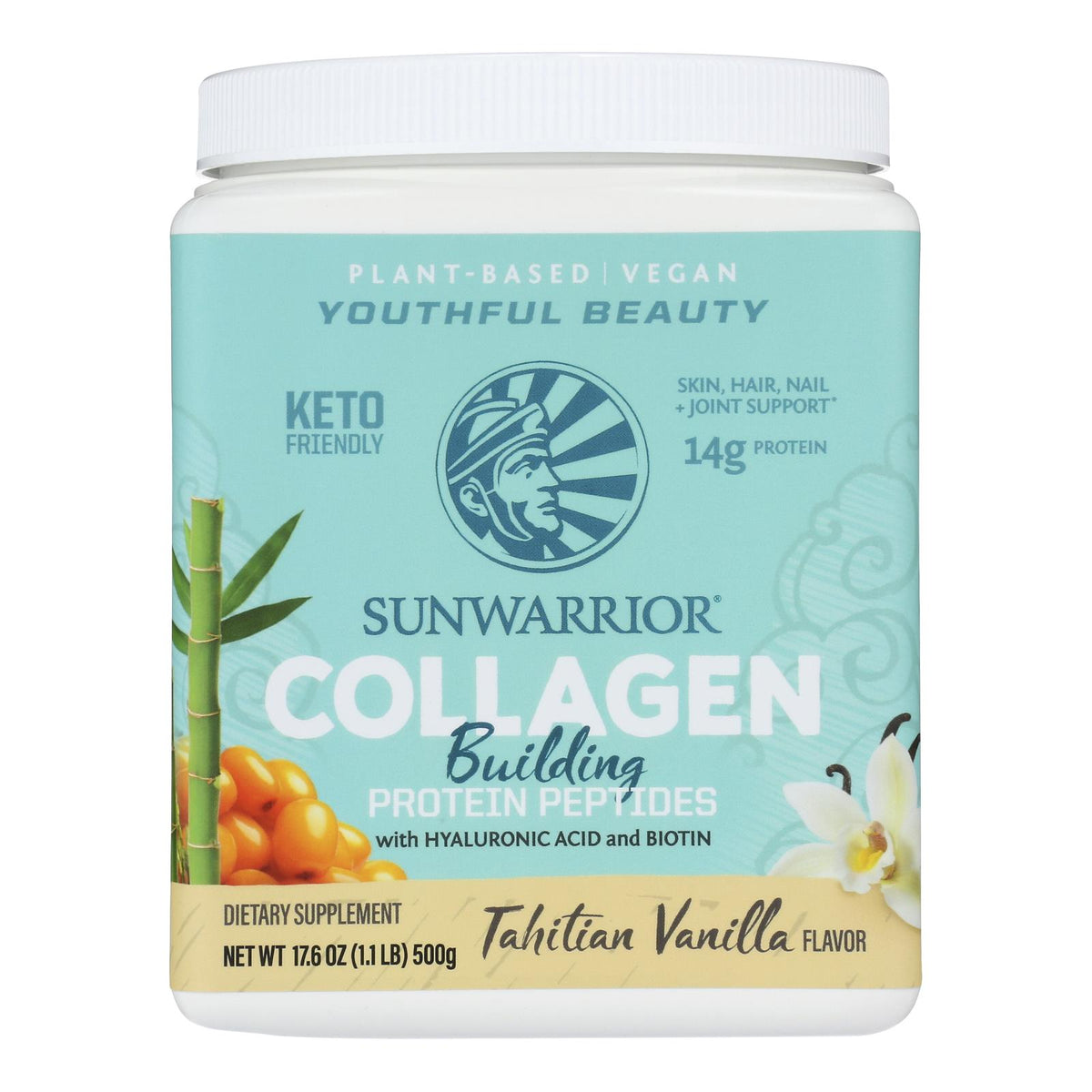 Sunwarrior - Collagen Tahitian Vanilla - 1 Each - 17.6 OZ