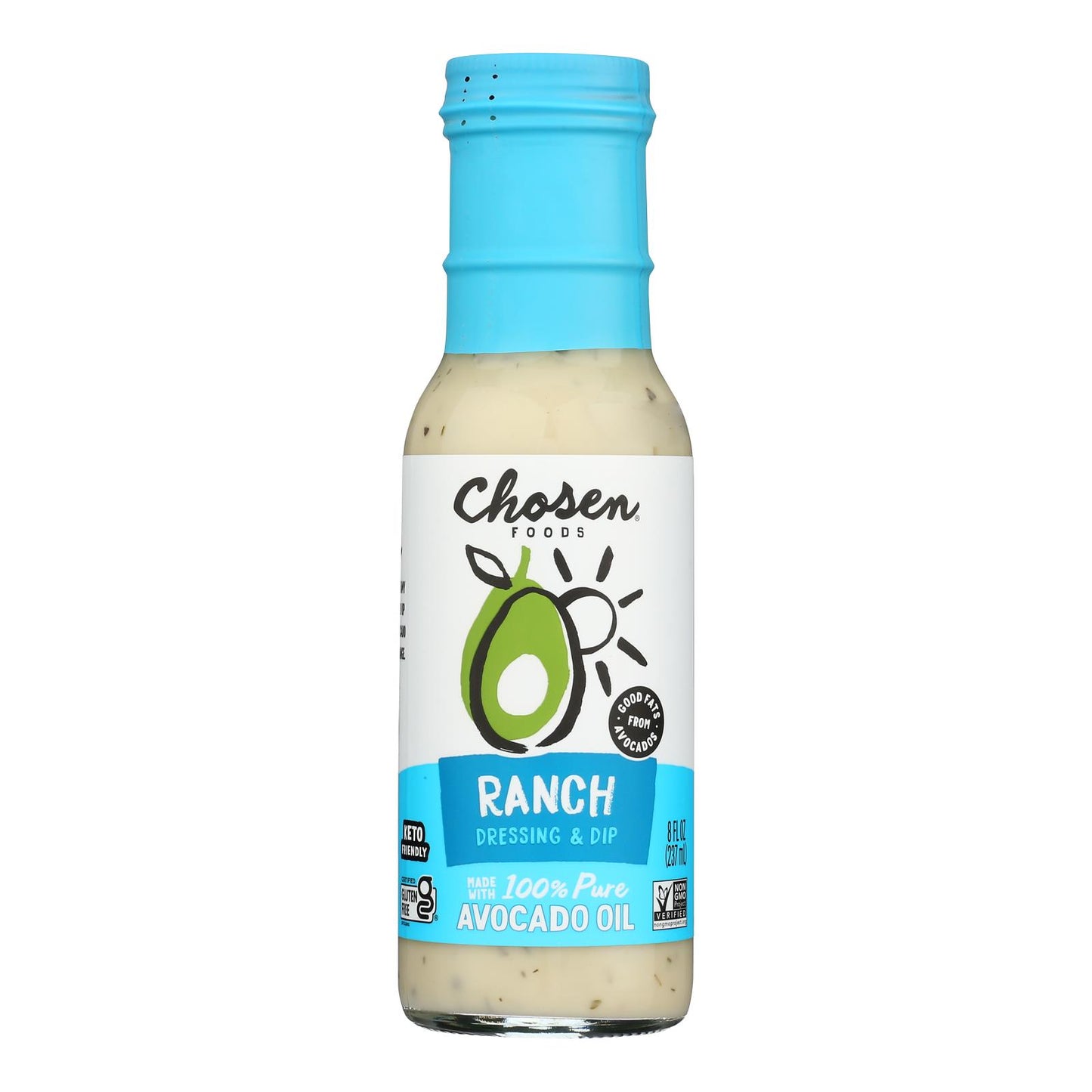 Chosen Foods - Dressing/mrnd Ranch - Case of 6-8 FZ