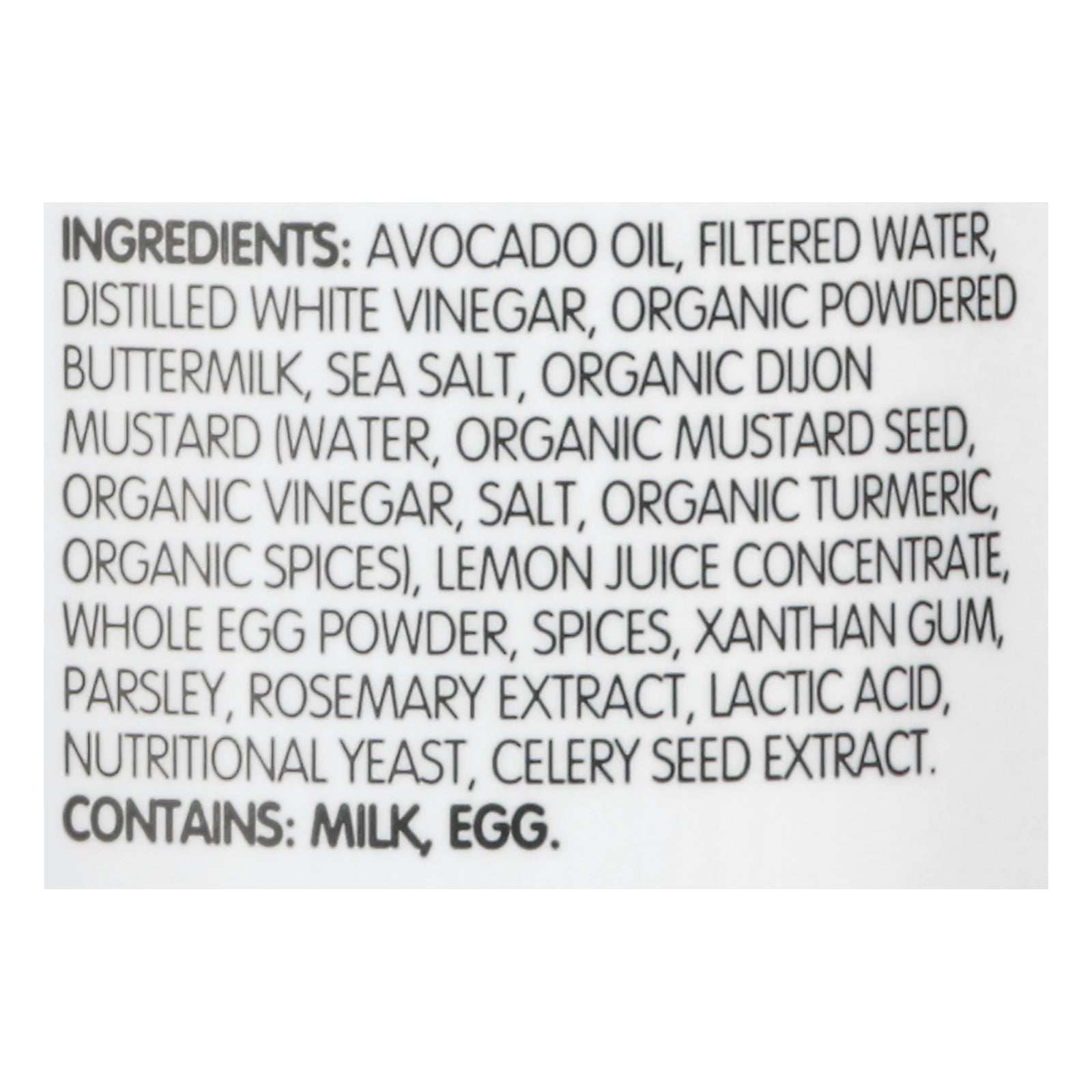 Chosen Foods - Dressing/mrnd Ranch - Case of 6-8 FZ