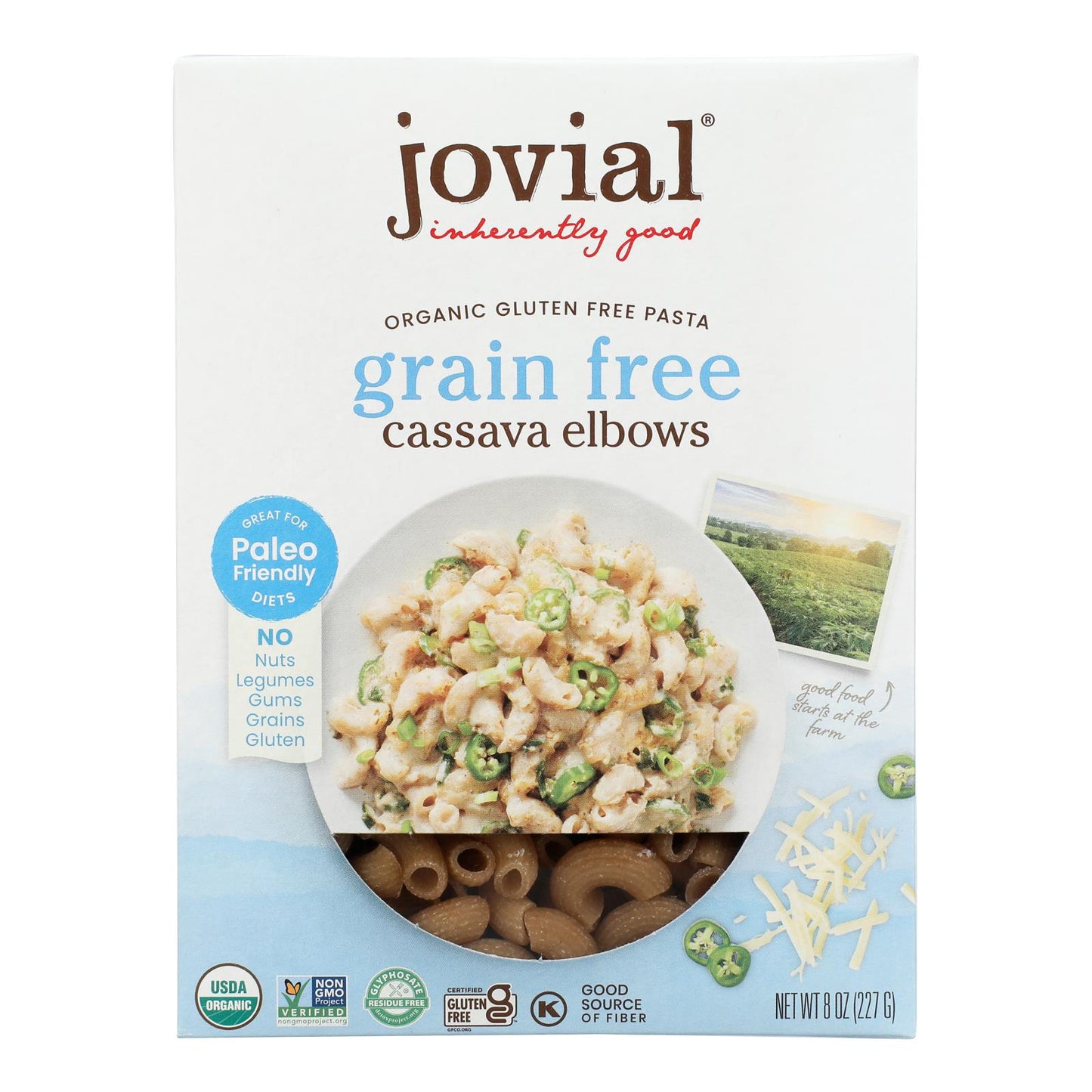 Jovial - Pasta Organic Cassava Elbows - Case of 6-8 OZ