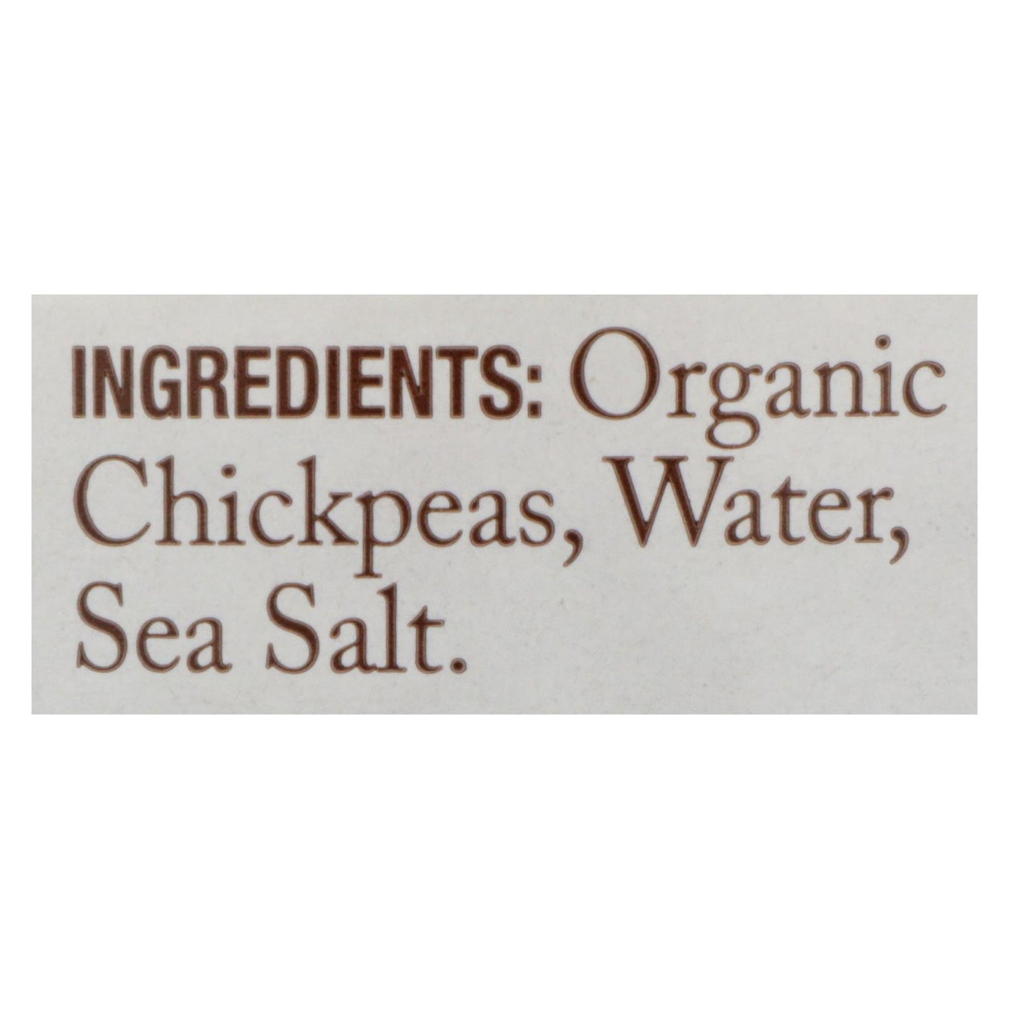 Jovial - Organic Chickpeas - Case of 6 - 13 oz.