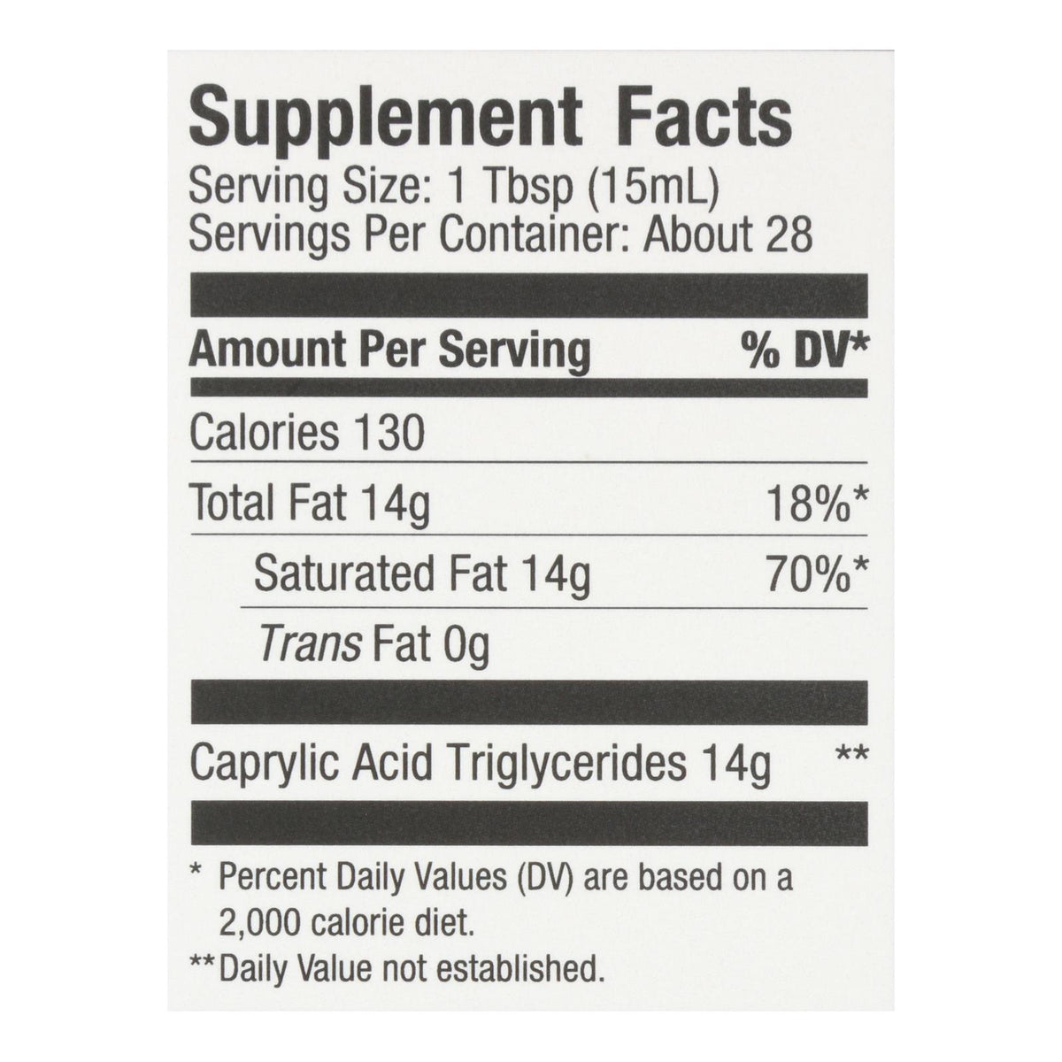 Bulletproof - Mct Oil Brain Octane - EA of 1-14 FZ