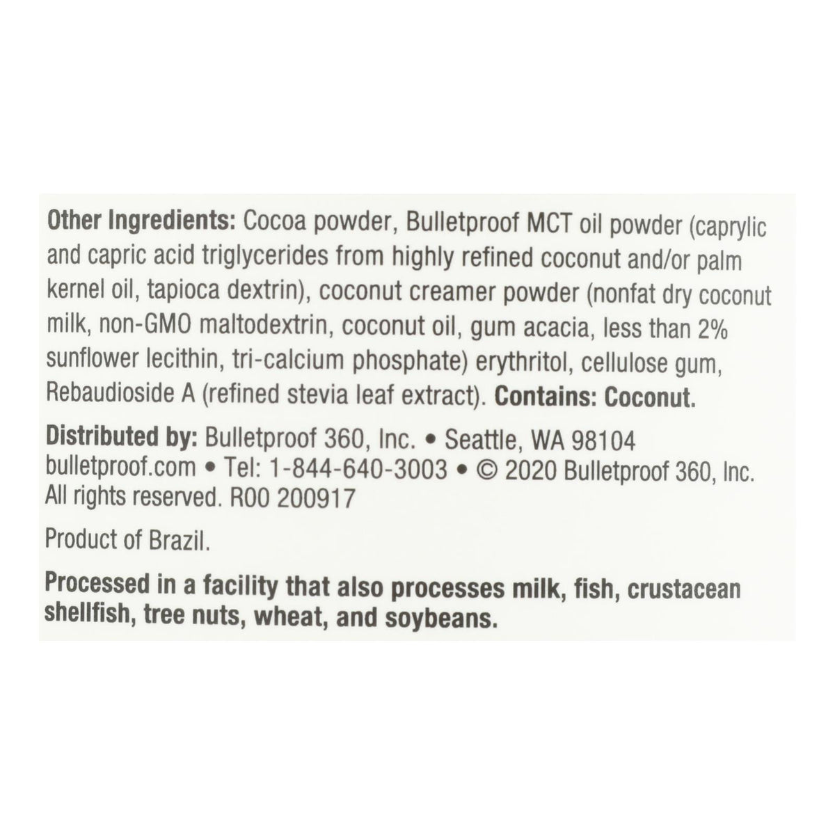 Bulletproof - Collagen Protein Choc - EA of 1-14.3 OZ