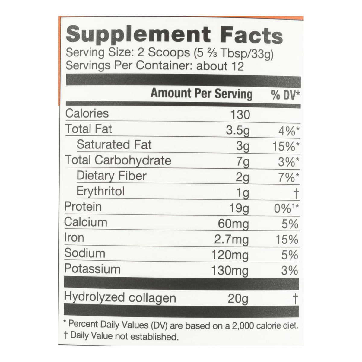 Bulletproof - Collagen Protein Choc - EA of 1-14.3 OZ
