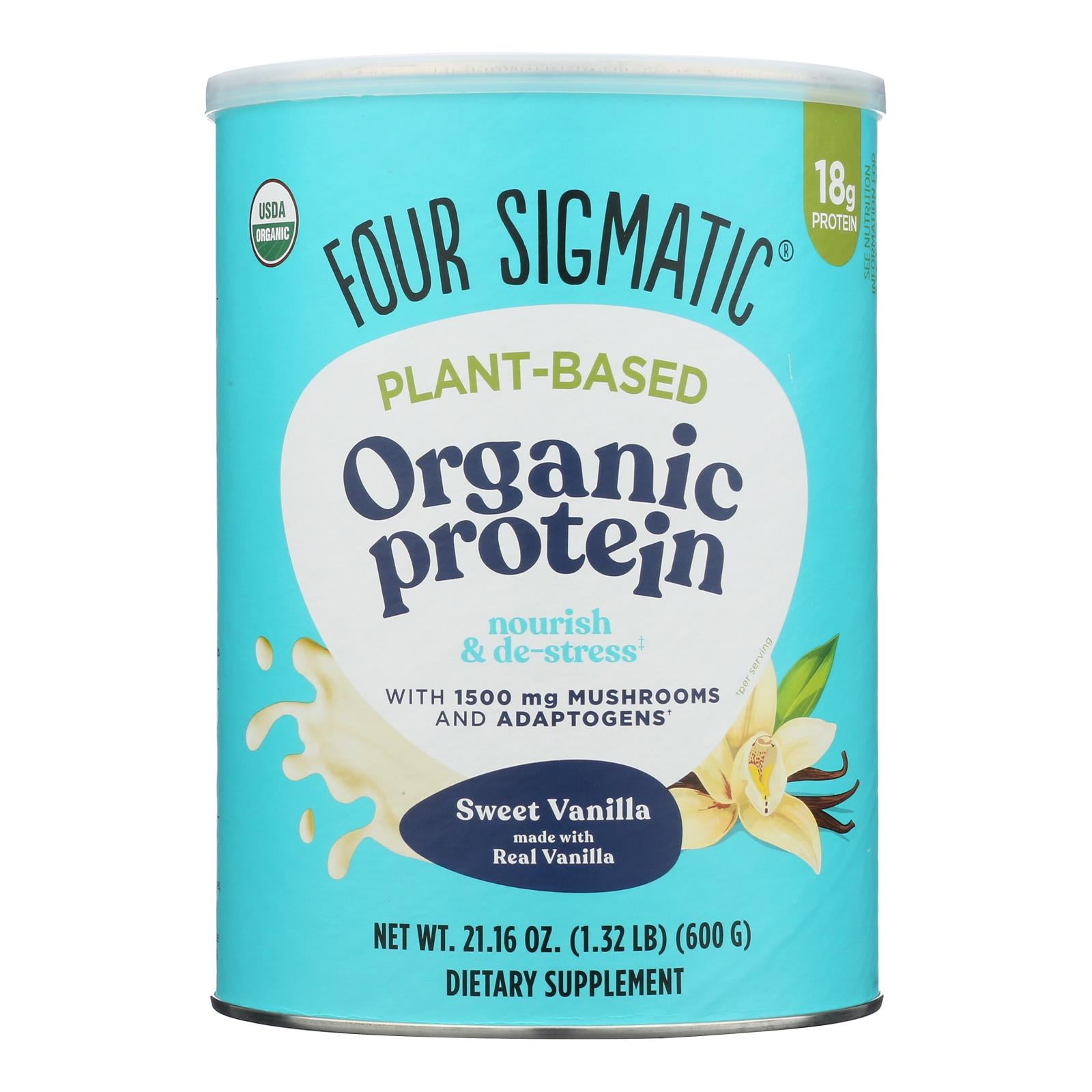 Four Sigmatic - Protein Plnt Bs Sweet Vnla - 1 Each-21.16 OZ